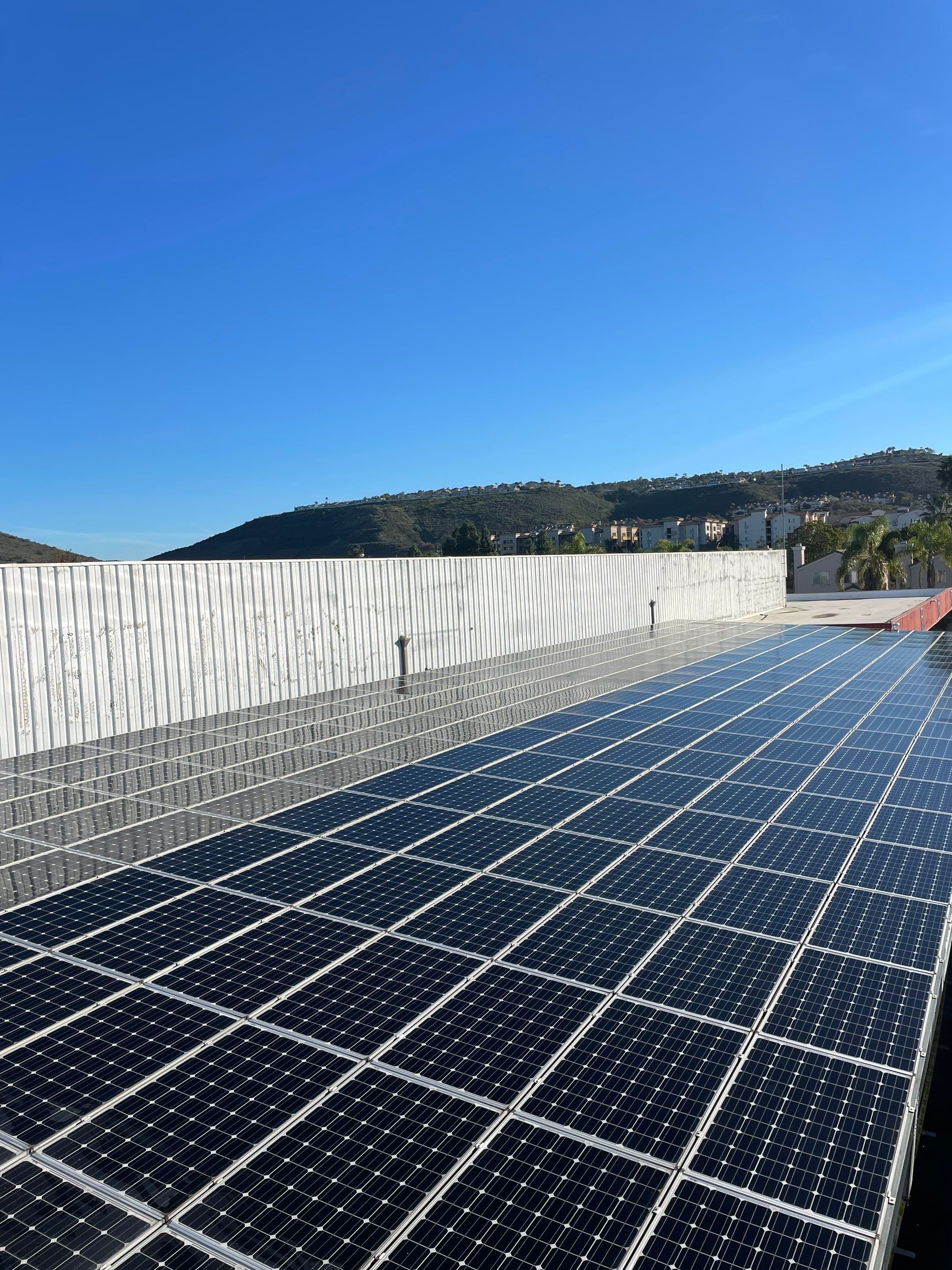 Commercial Solar Panel Cleaning by Palm Coast Solar Cleaning