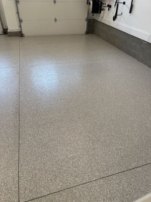 Garage Floor Coating using Palomino