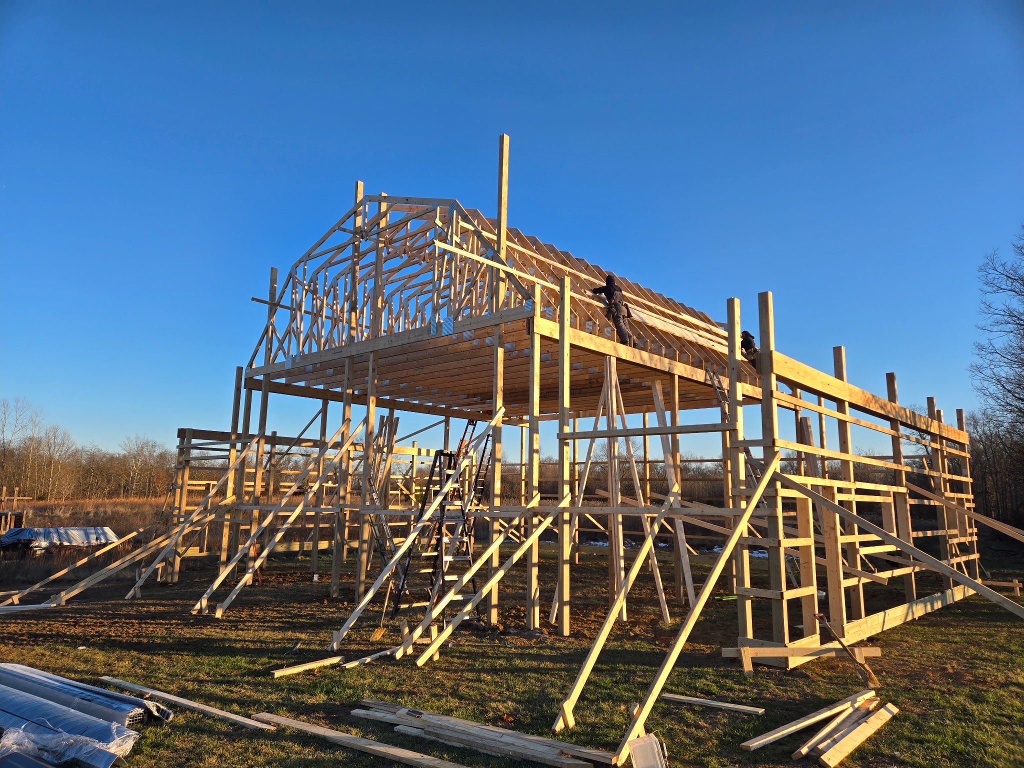 40'x60' Barn by The Barn Builders 
