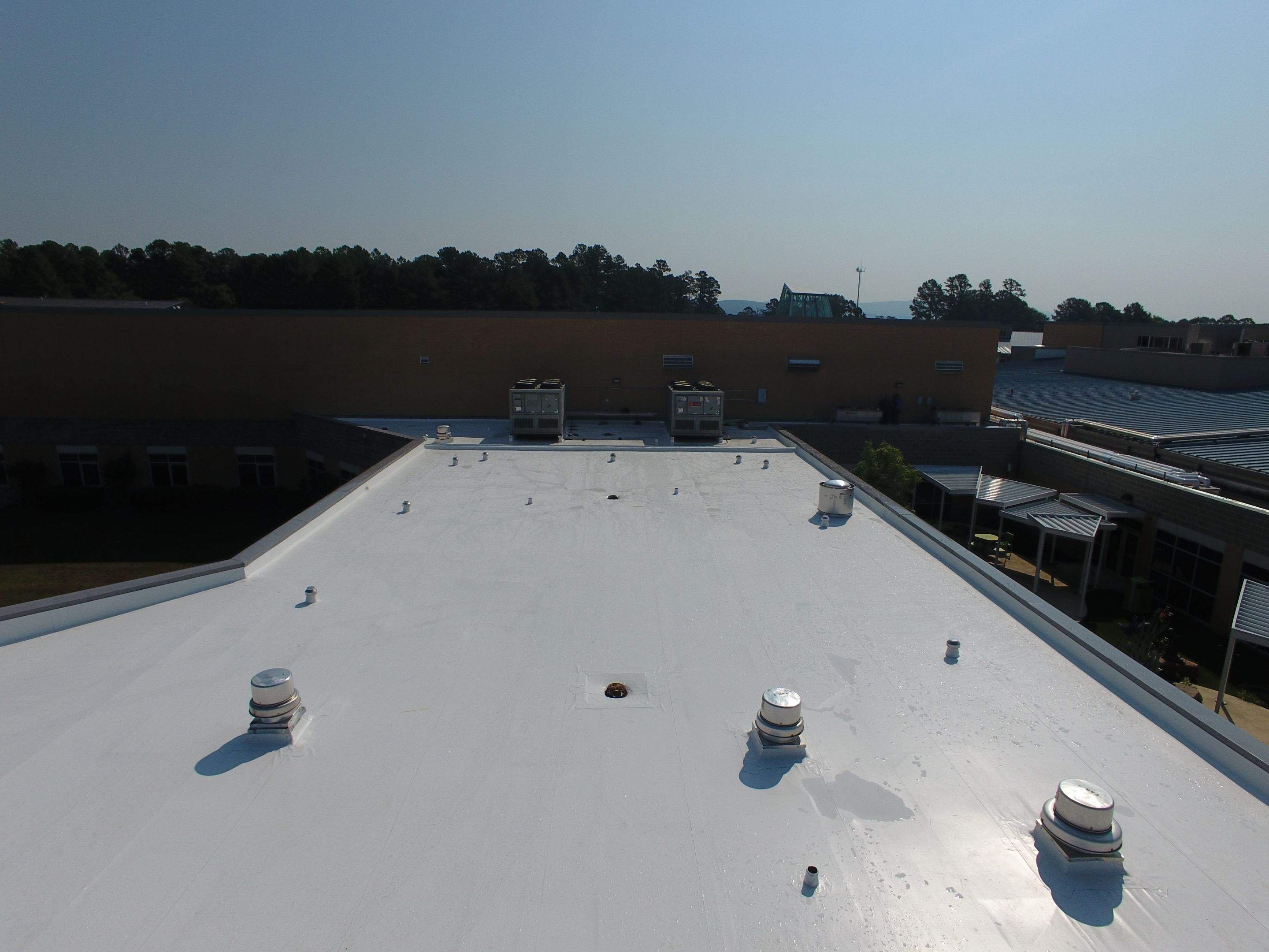 Choctaw Nation Hospital - Med Surg Building by Hostetler Roofing