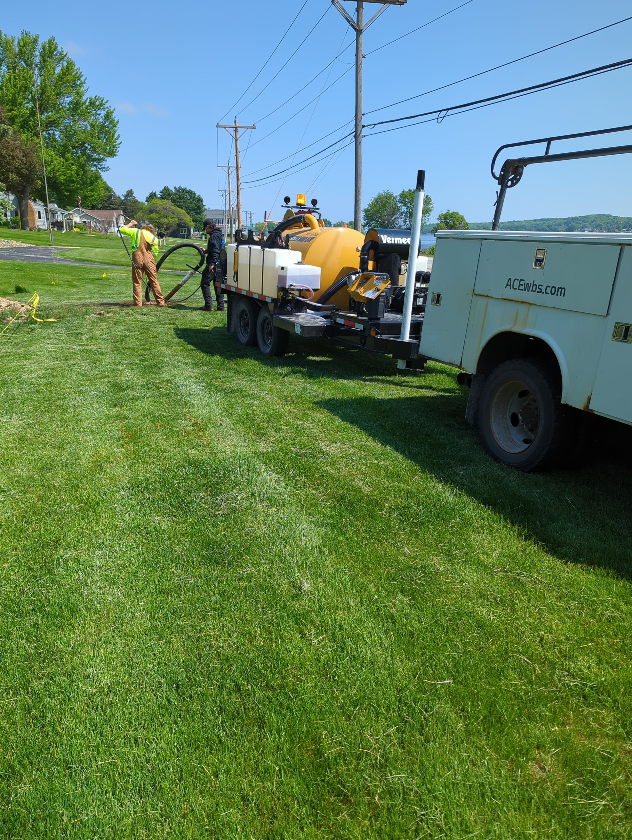 Fence / Retaining Wall using Block then parge by ACE Waterproofing & Basement Solutions