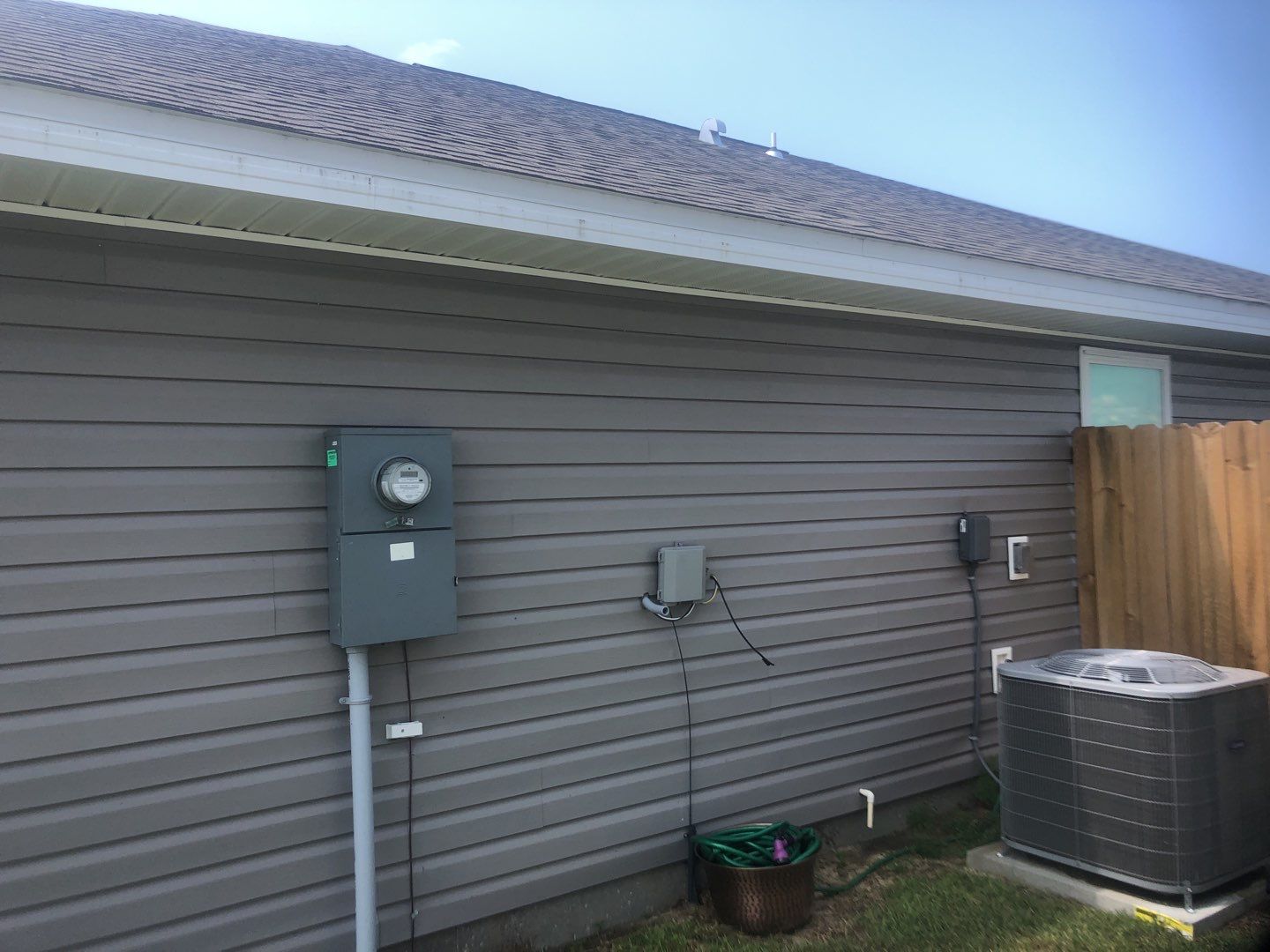 Gutter Installation using K-Style Seamless Gutters and Soffit and Fascia Replacement by Gutter Professors