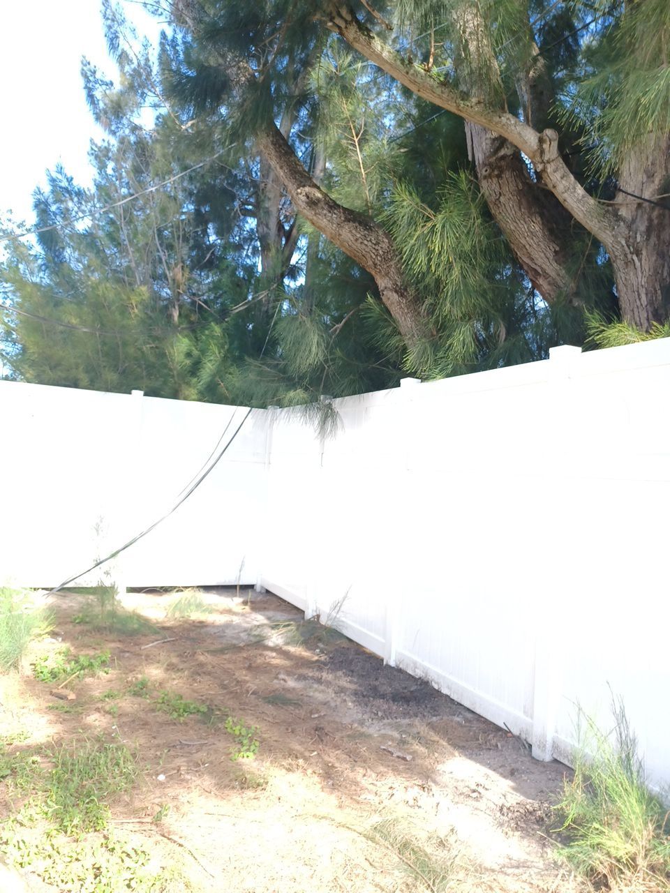 Bradenton, FL 6+2 White Vinyl Privacy Fence  by Asap fence and gates, LLC