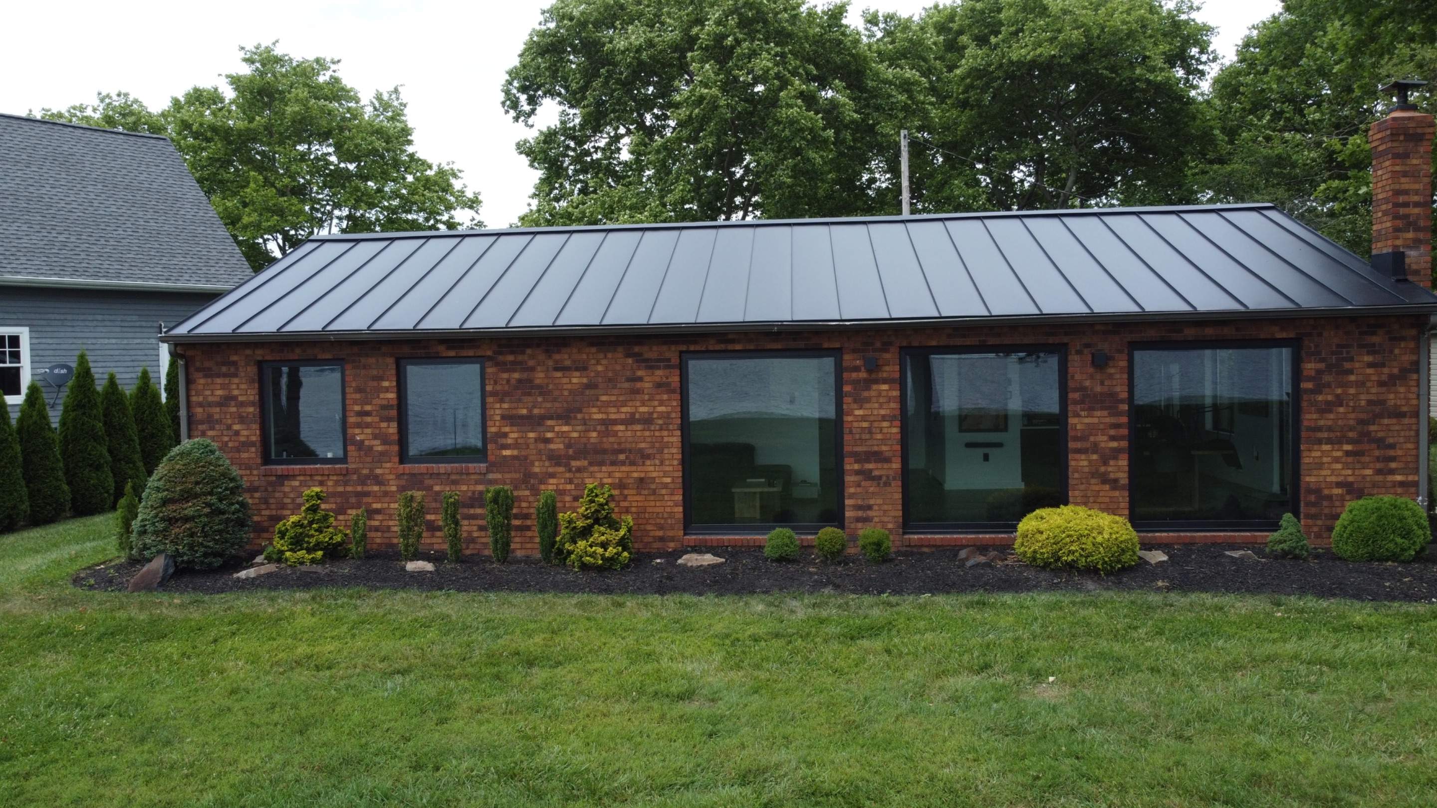 Residential Roofing Installation using Standing Seam Metal Roof | Mechanically Fastened | 24 Gauge by Matter Construction, LLC