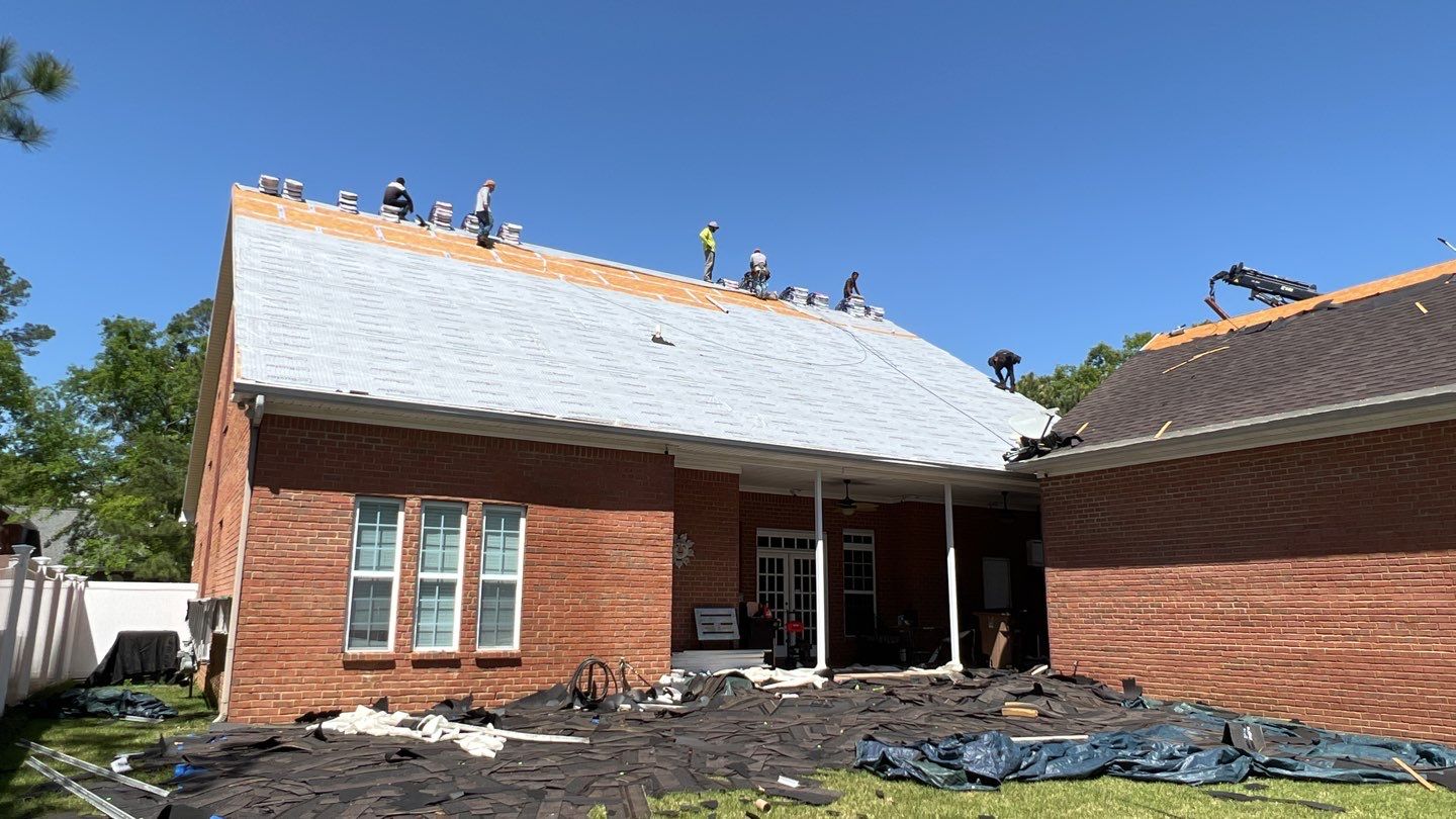Residential Roofing Installation using Roof Replacement by American Roofing & Construction LLC