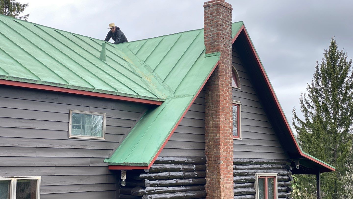 Residential Roofing Installation using Standing Seam  by Goldspire