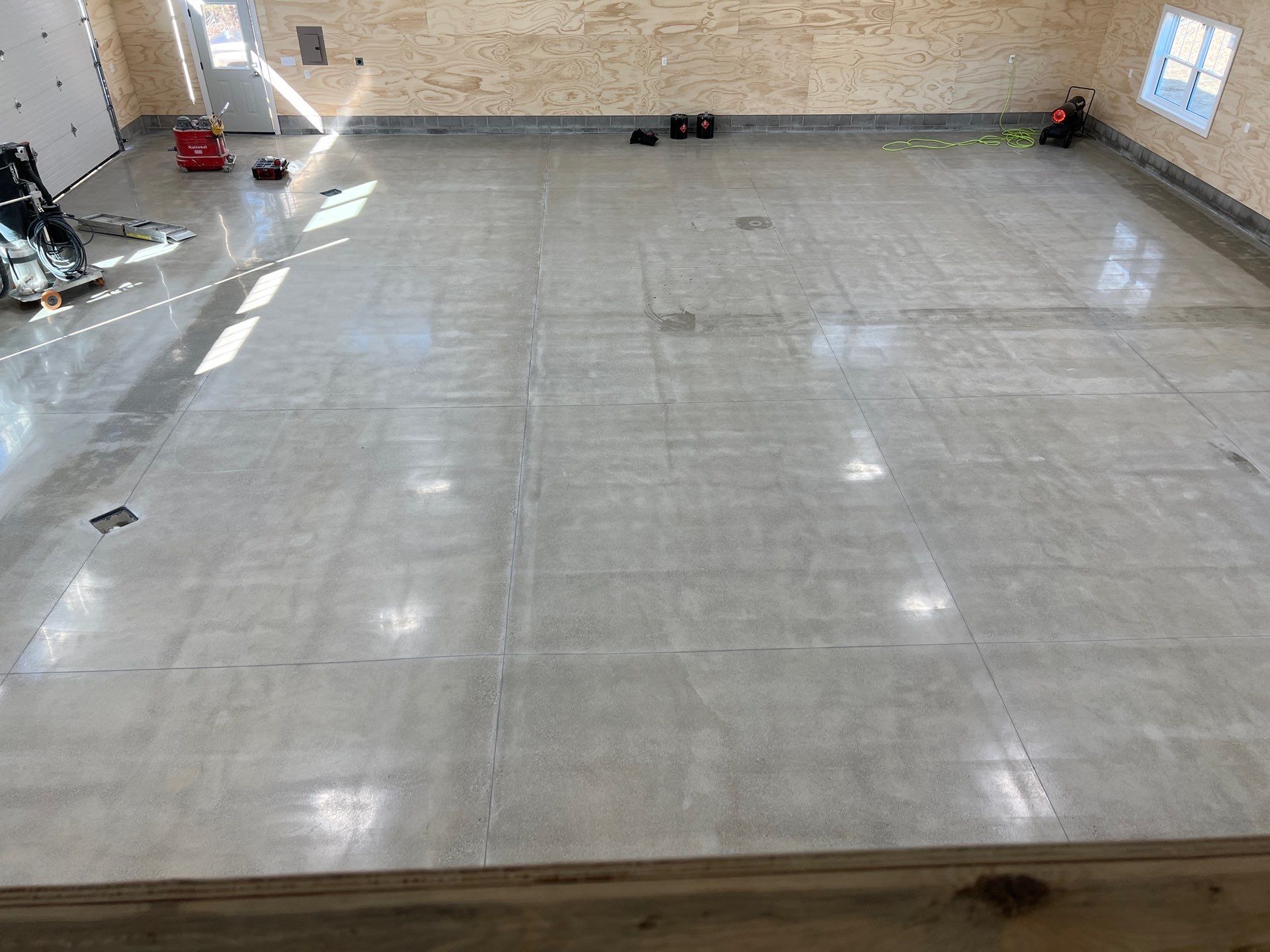 Pole Barn Concrete Polish! by Gordon Painting