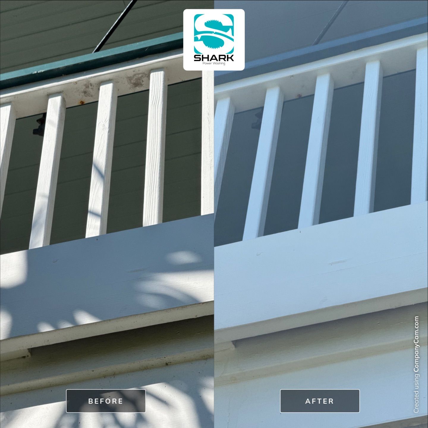 Project in Wilmington by Shark Power Washing