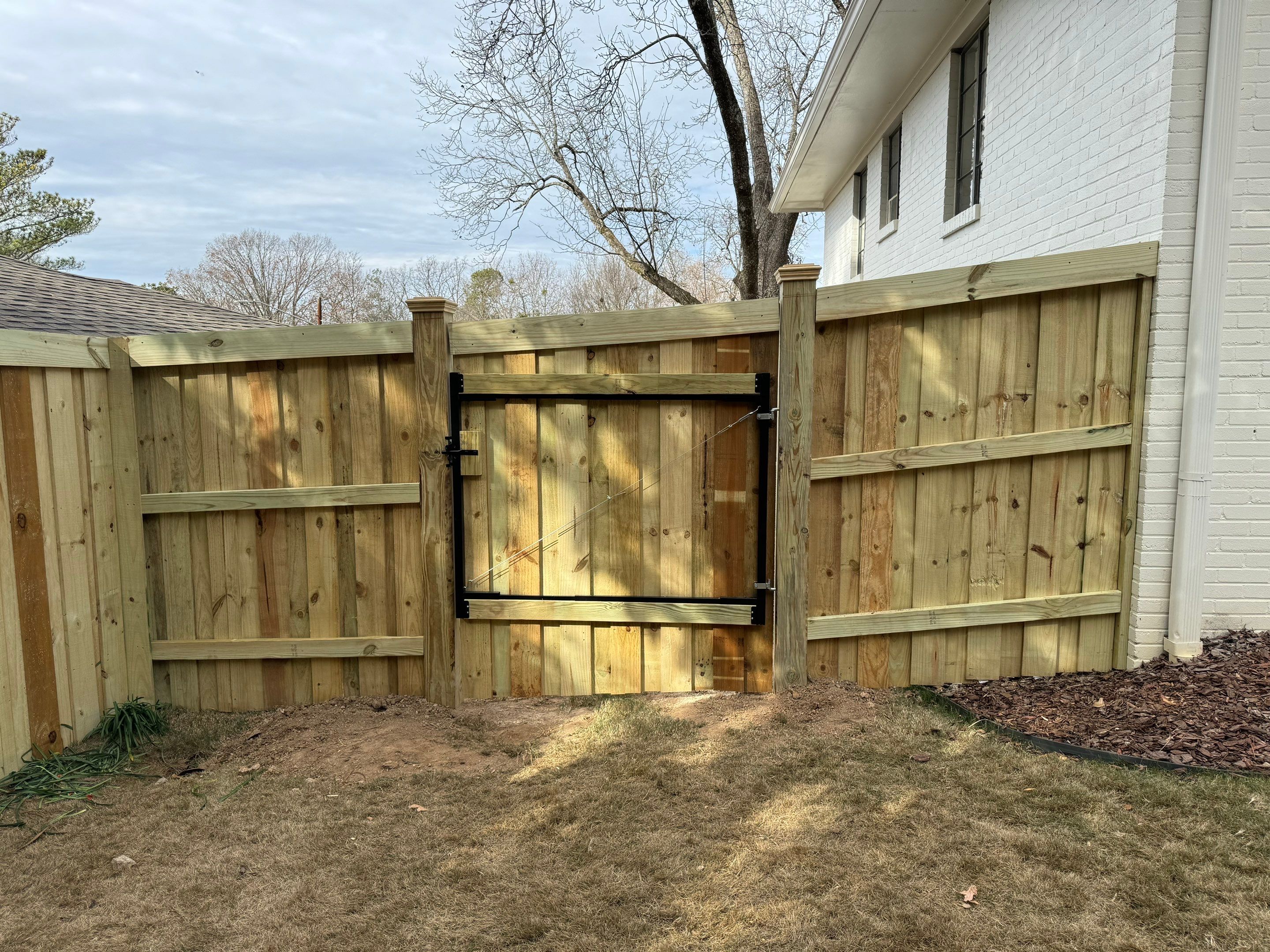 Crestline - Board on Board Fence by Pillar and Pine