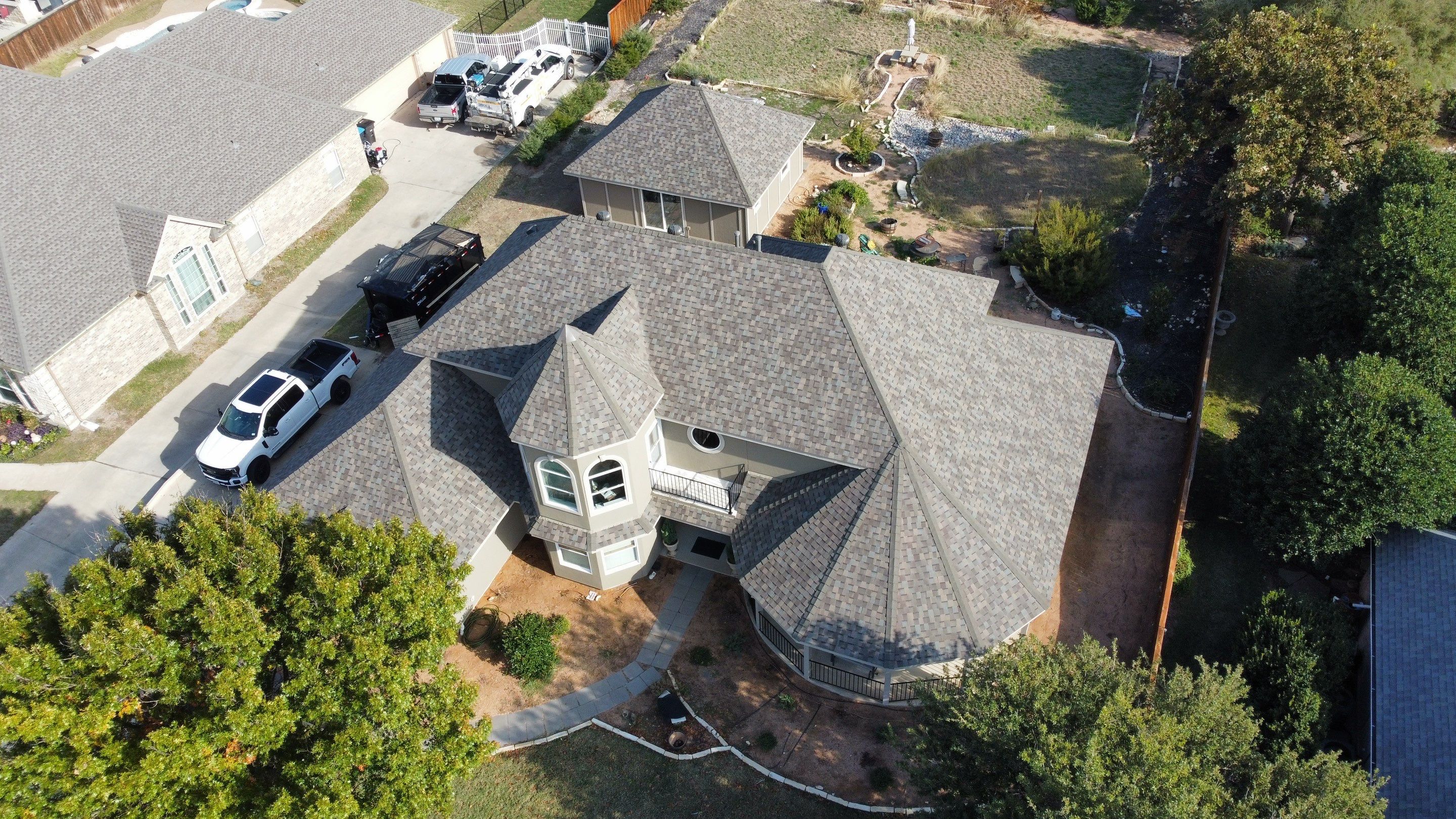 Residential Roofing Installation using ATLAS StormMaster Shake by Harvey Roofing & Construction
