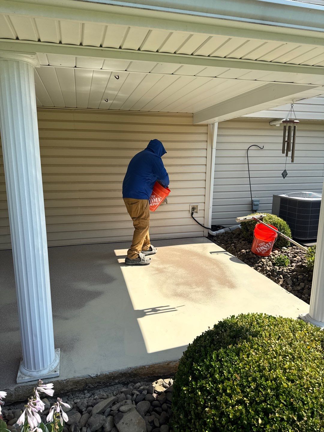 Porch Project in Coraopolis by Floors in a Day, Inc