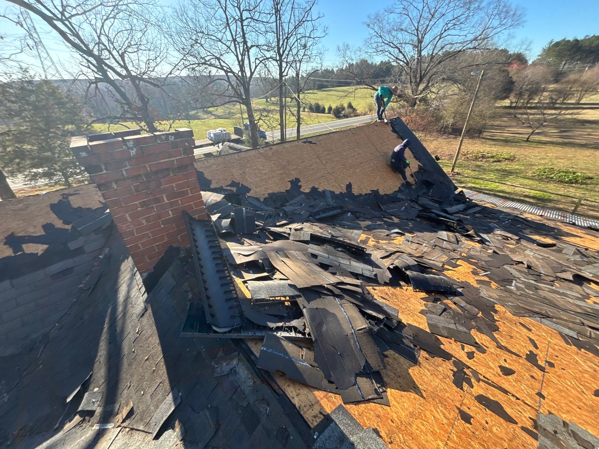 Landmark Asphalt Shingle Roof Replacement and Decking Repair in Belton by Roofers LLC