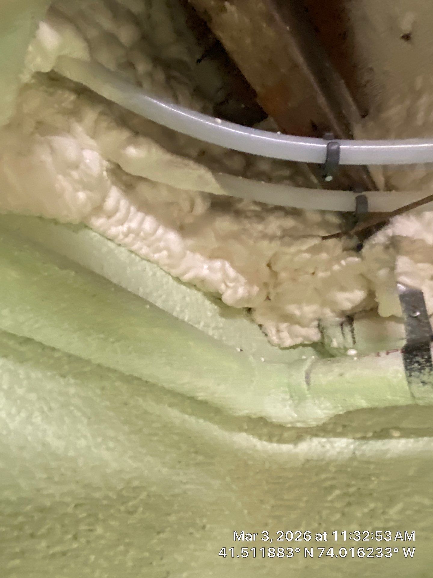 Attic Insulation using open cell spray foam by NYS Foam & Energy