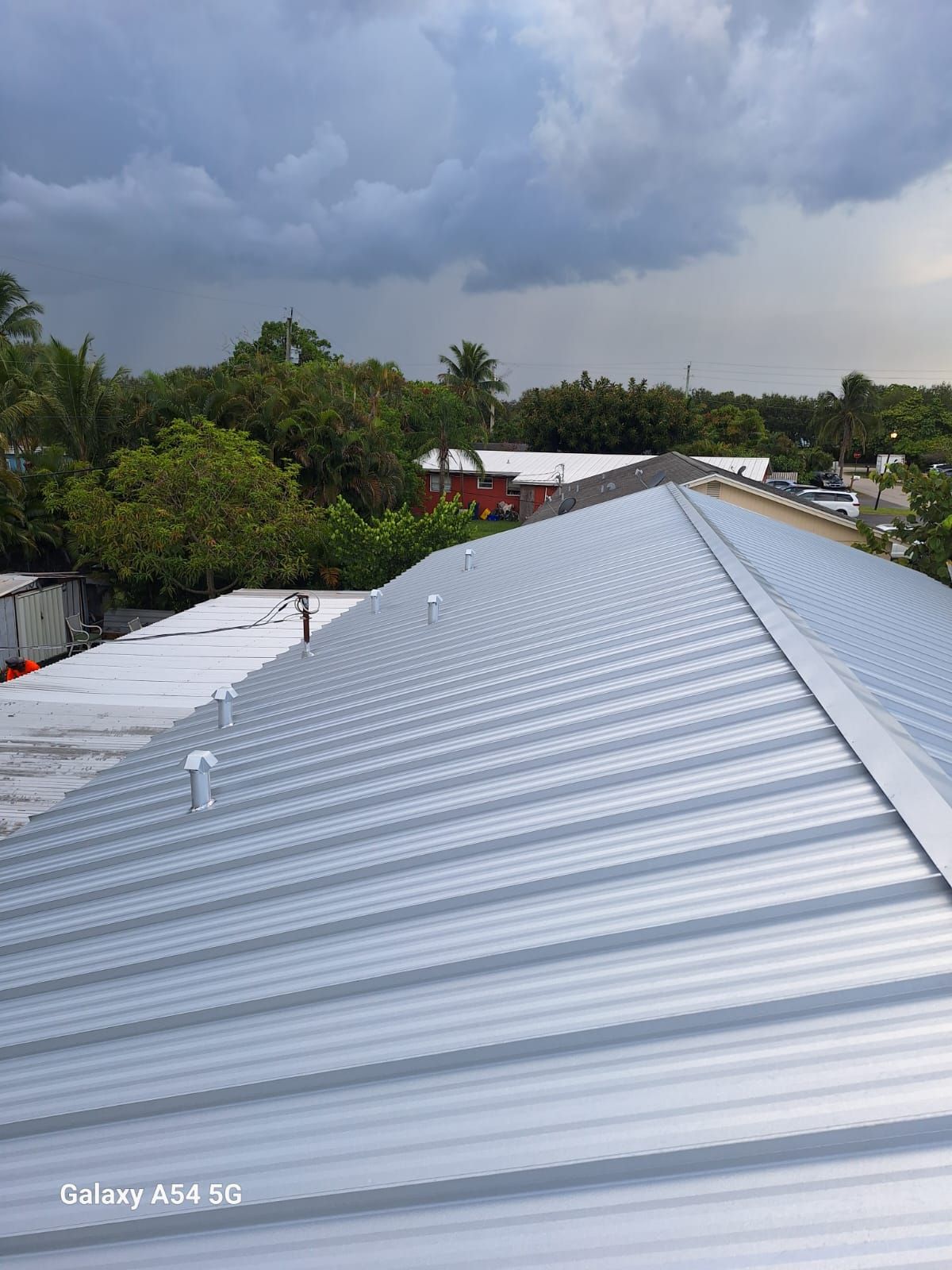 24ga 1" Nail-Strip Charcoal Gray  by Total Roofing System The Metal Roof Experts