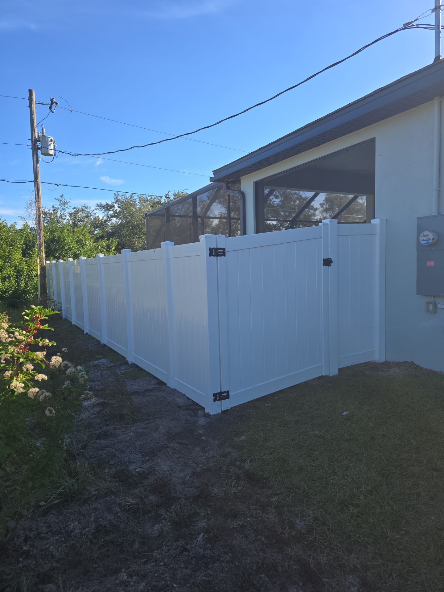 Vinyl Fence Install in Port Charlotte by True Fence LLC