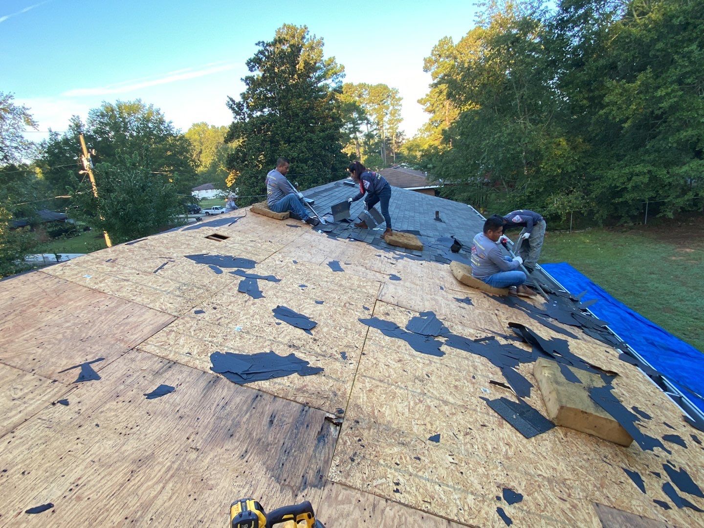 Roof replacement and Gutters Guards Installation  by Deerfield Roofing LLC