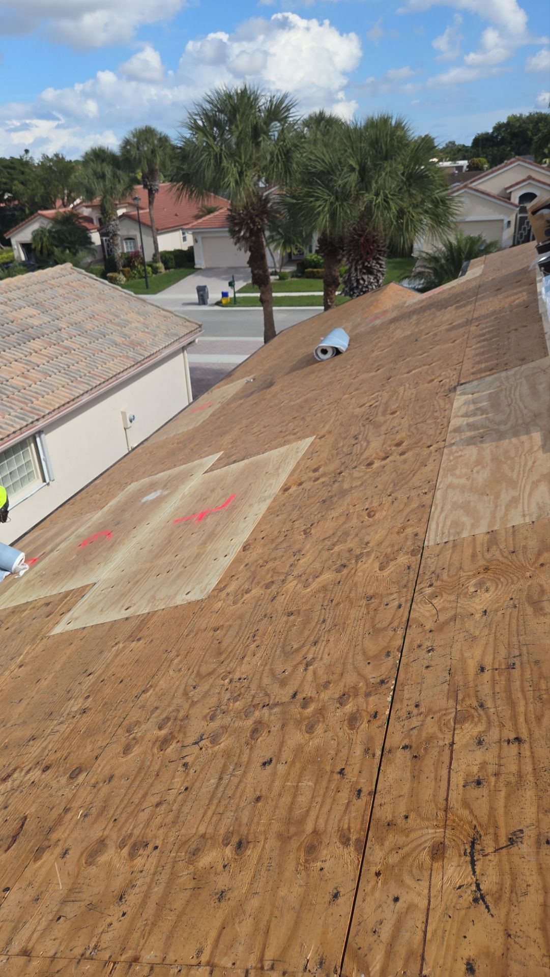 Residential Concrete Tile Roof Replacement and Fascia Repair in Boca Raton by Aastro Roofing
