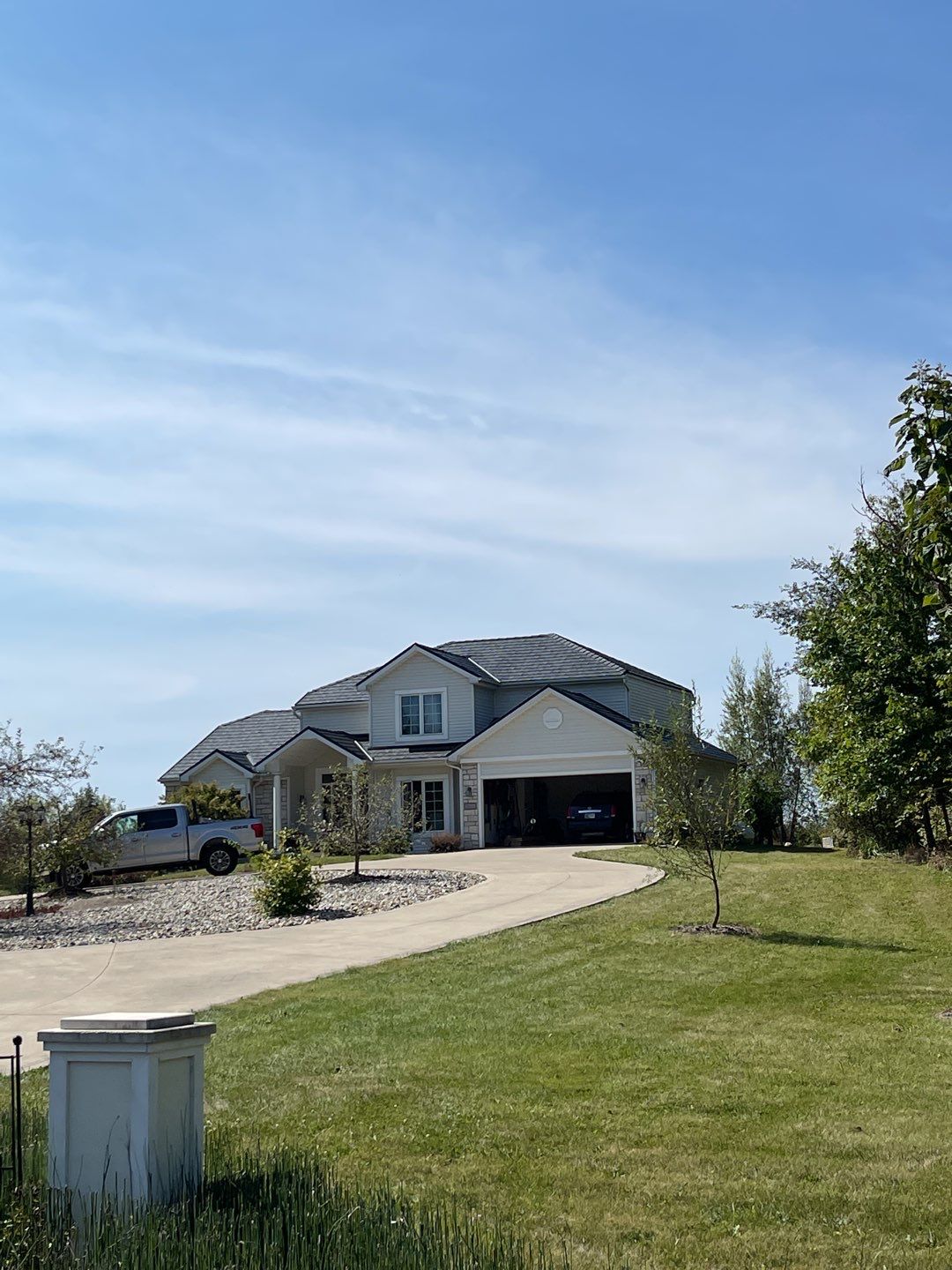 Residential Roofing Installation using Vic West Nothridge Slate by 4Ever Metal Roofing