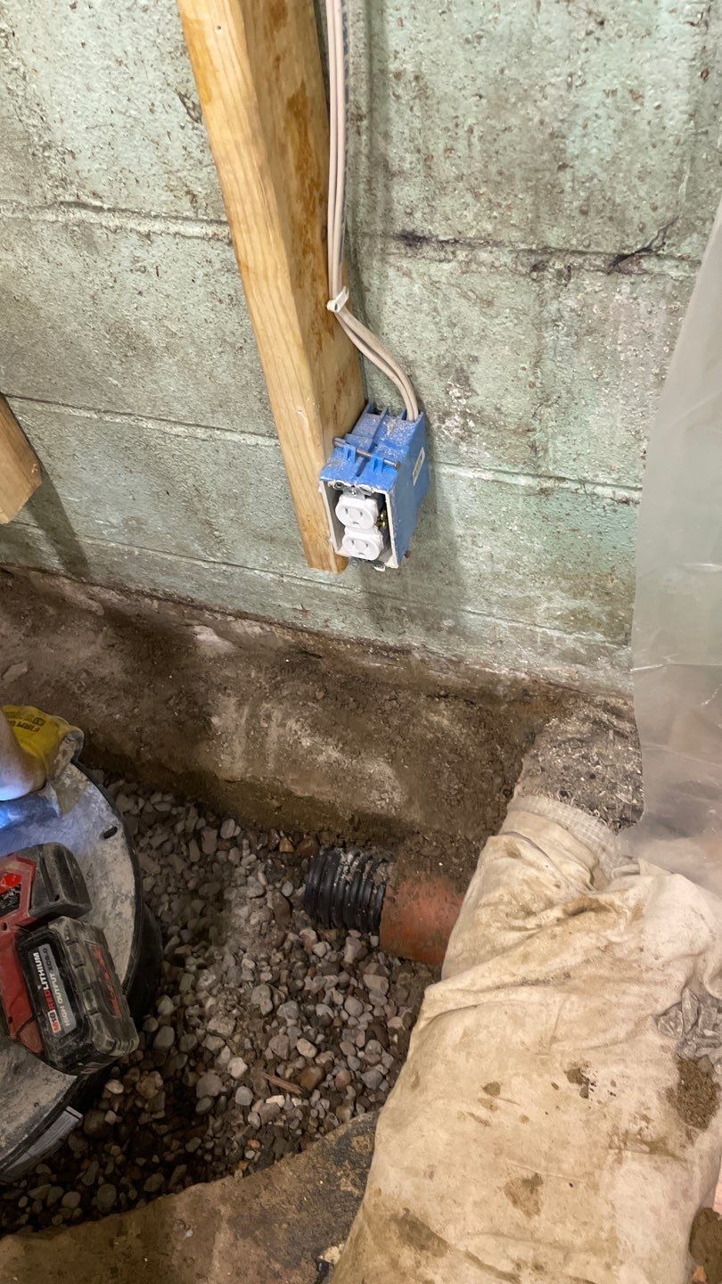 Sump Pump & Buried Discharge in St. Anthony, MN by Waterproofing Northeast