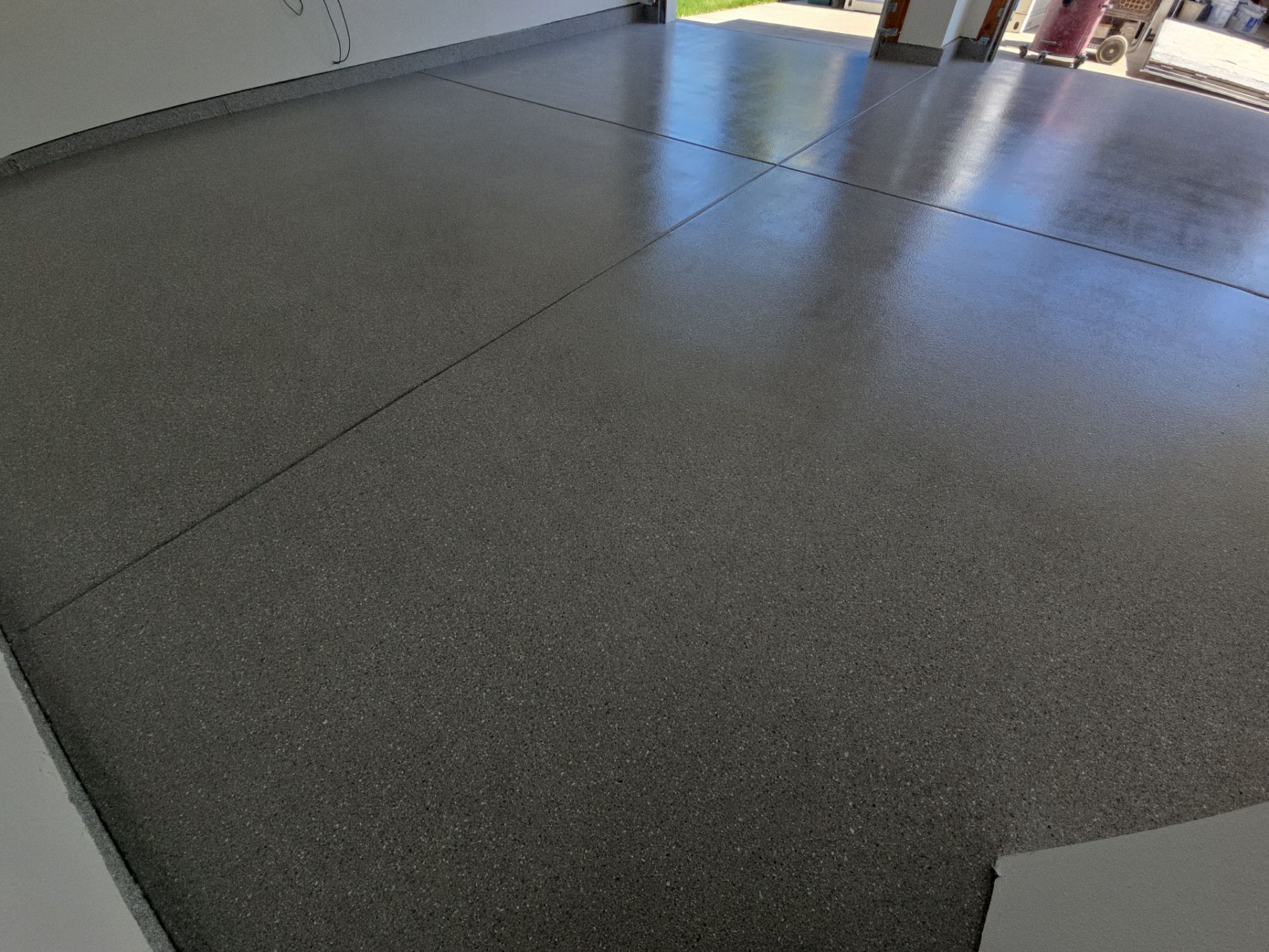 Cabinet Installation using Agate Hybrid by Croc Coatings, LLC