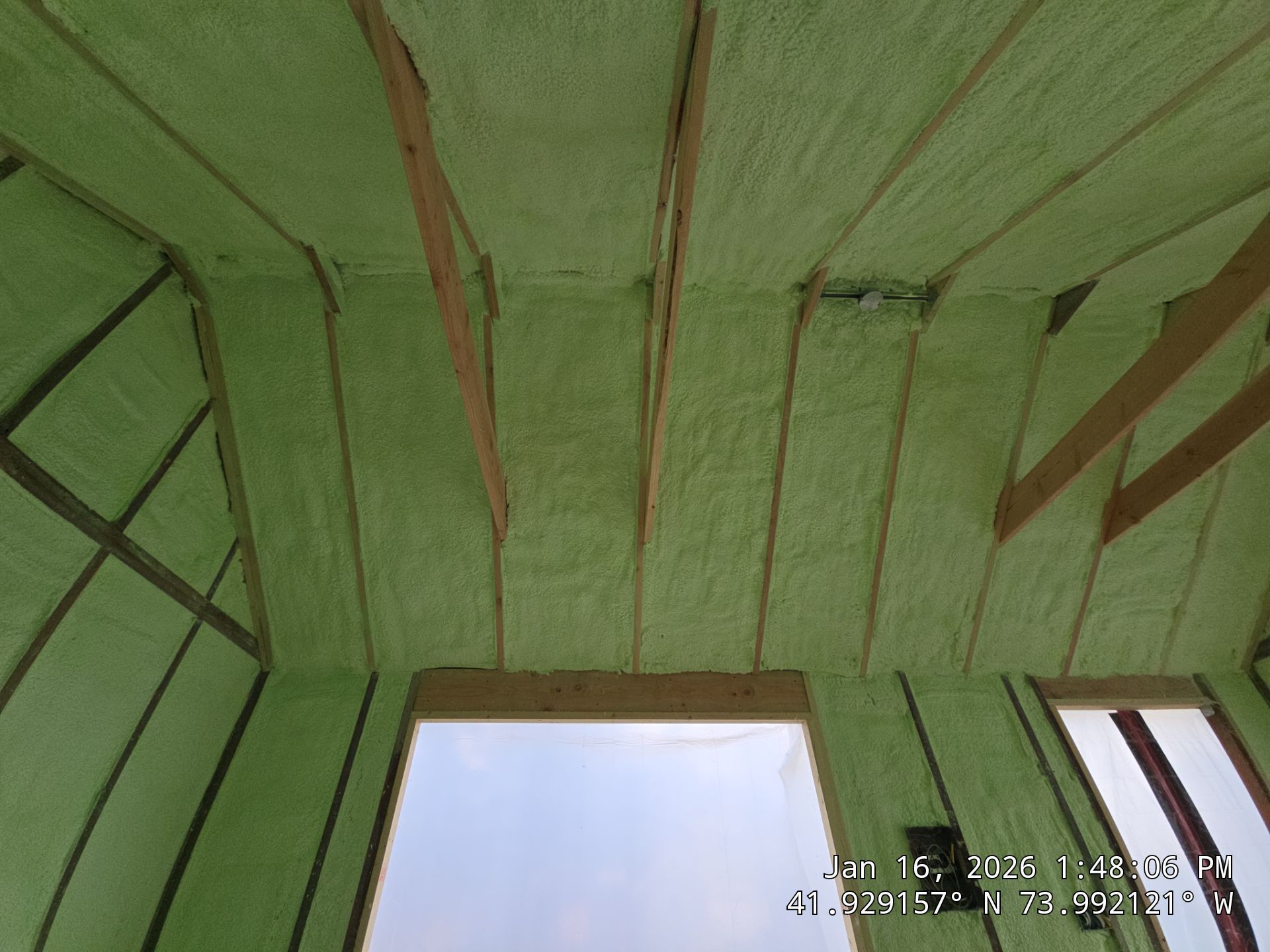 Detached Garage using Closed Cell Spray Foam by NYS Foam & Energy