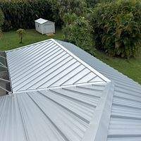 24ga 1.5" Mechanical Seam Mill Finish by Total Roofing System The Metal Roof Experts