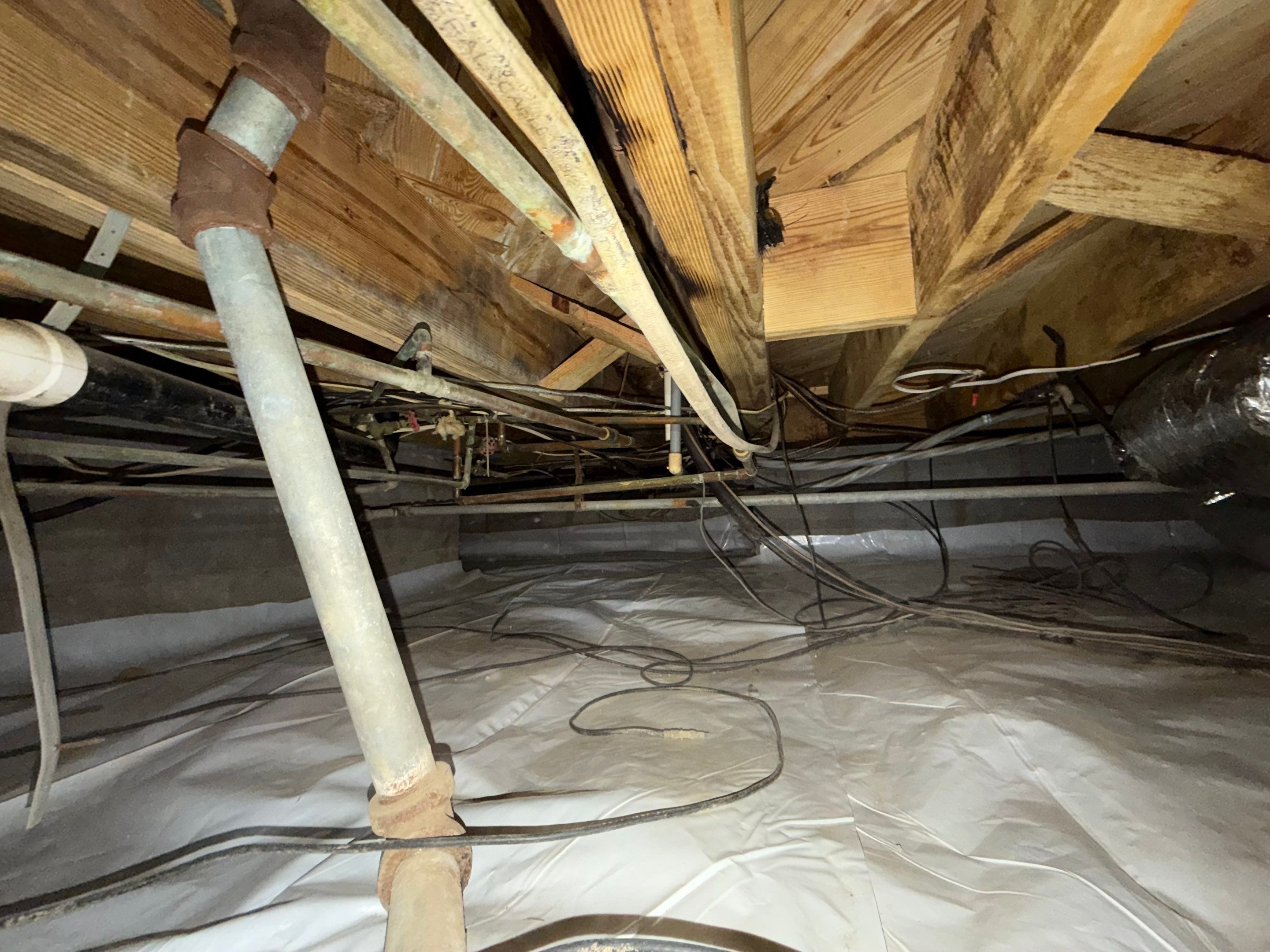 Project in Smithfield by Patriot Crawl Space Repairs