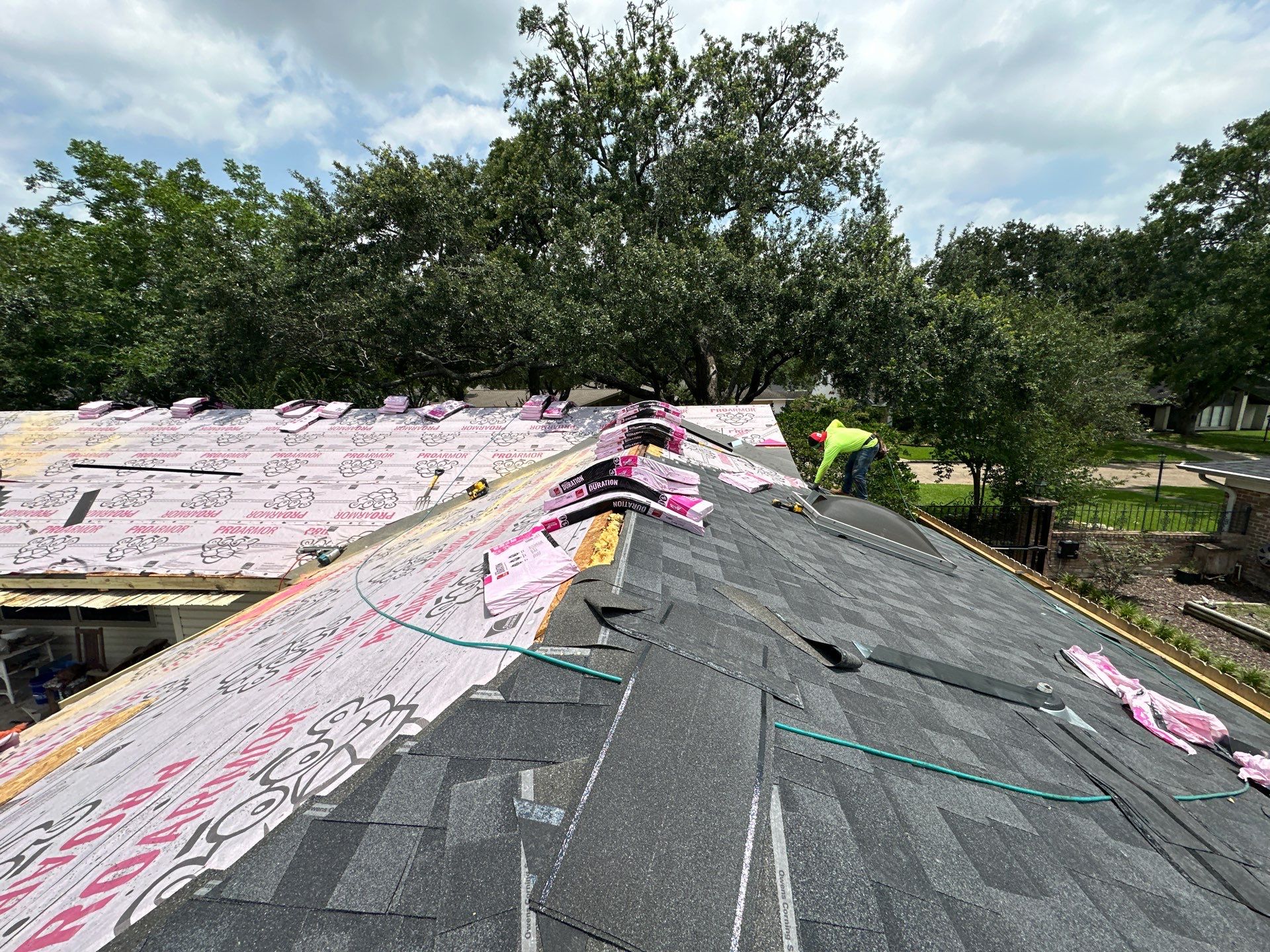Project in Houston by Motion Roofing