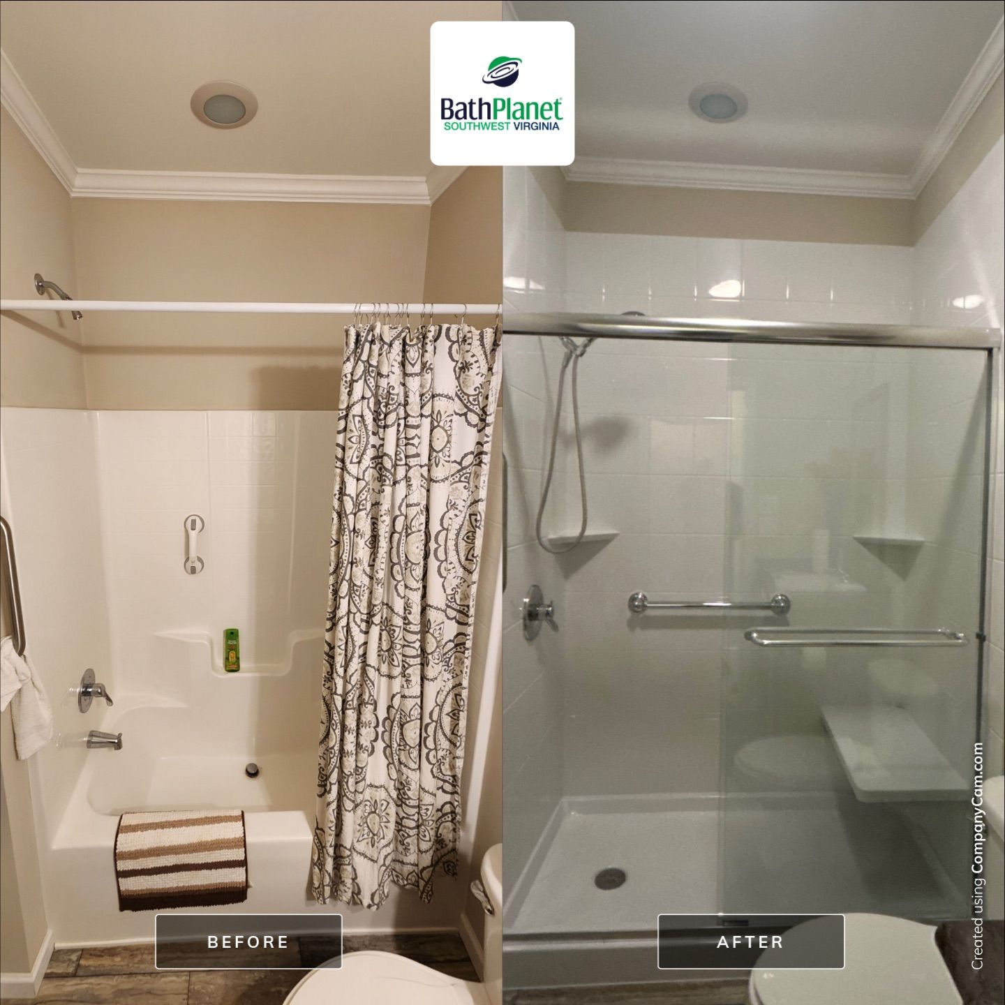 Tub to Shower by BathPlanet SW Virginia