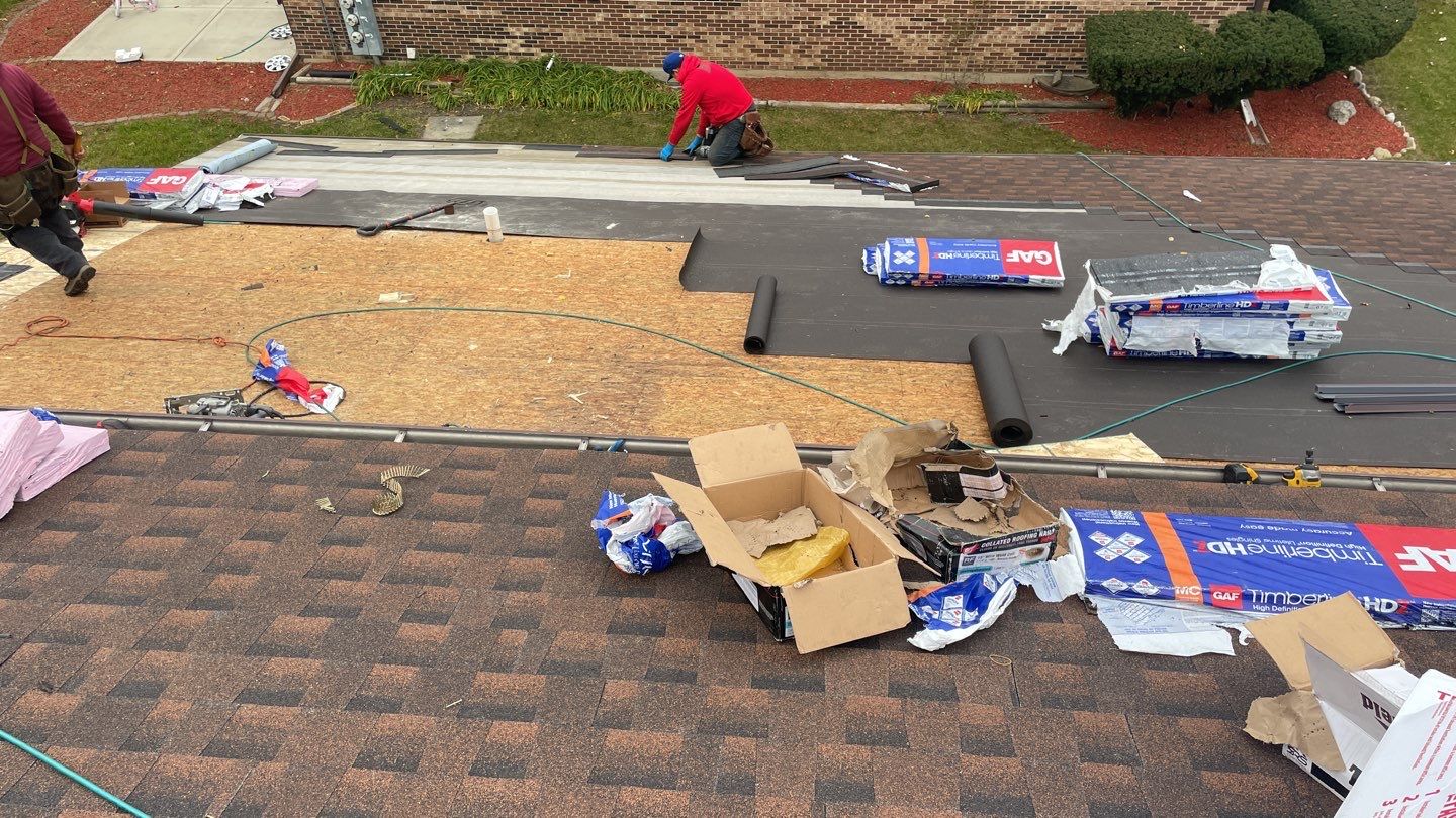 Multi-family unit roof replacement by Pro Home Services Inc