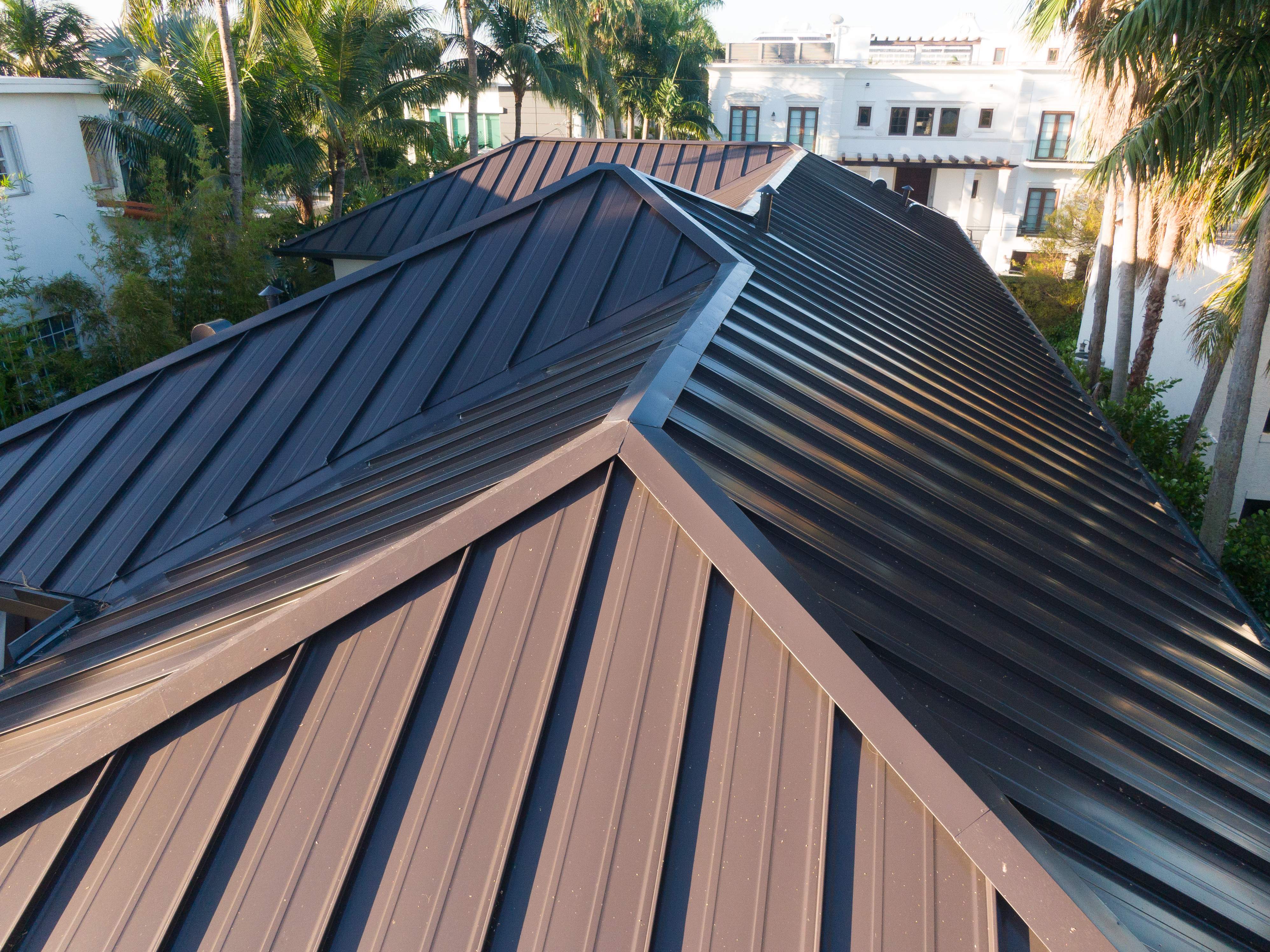 Metal Roof - Aluminum - Dark Bronze by Istueta Roofing