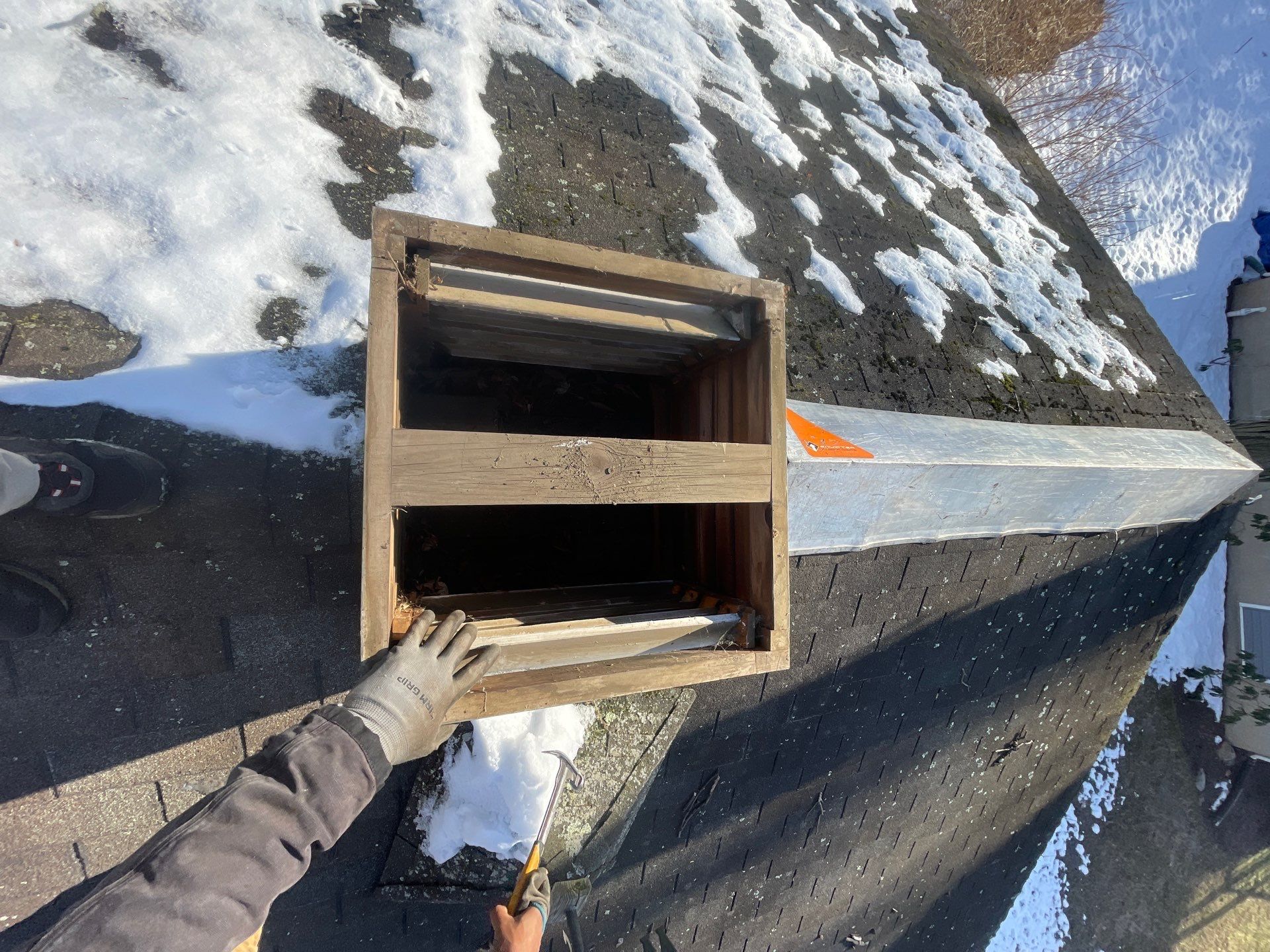 Residential Roofing Installation using Owens Corning Duration Estate Gray by A Plus Exterior