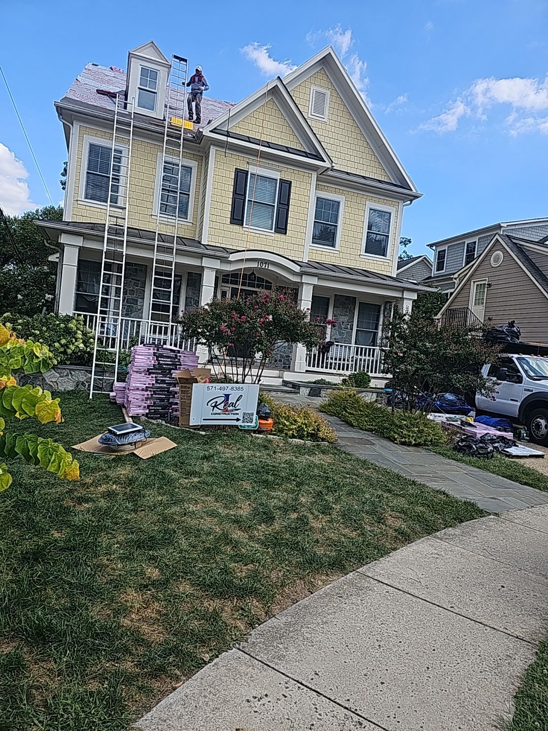 Residential Roofing Installation using Shingles  by Real1Construction