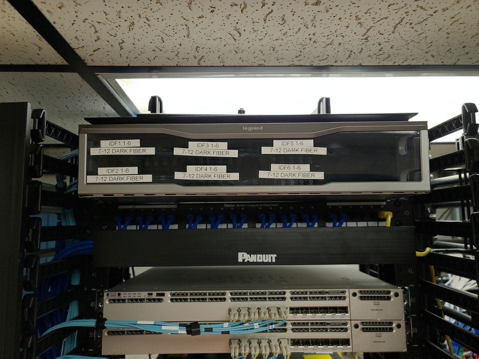 Structure Cable Installation using Cat 6 Cabling & Fiber  by Firmament Solutions