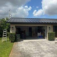 24ga 1.5" Mechanical Seam Dark Bronze by Total Roofing System The Metal Roof Experts
