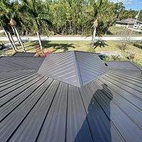 24ga 1" Nail-Strip Dark Bronze by Total Roofing System The Metal Roof Experts