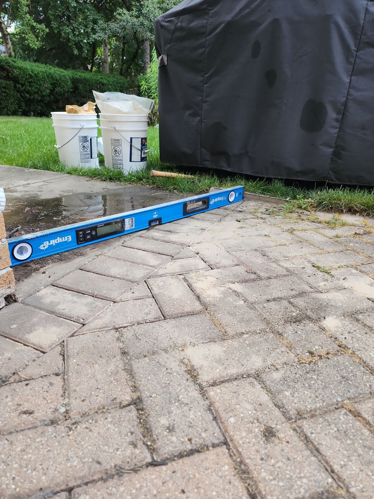 Brick paver cleaning  by Northern Power Washing LLC.