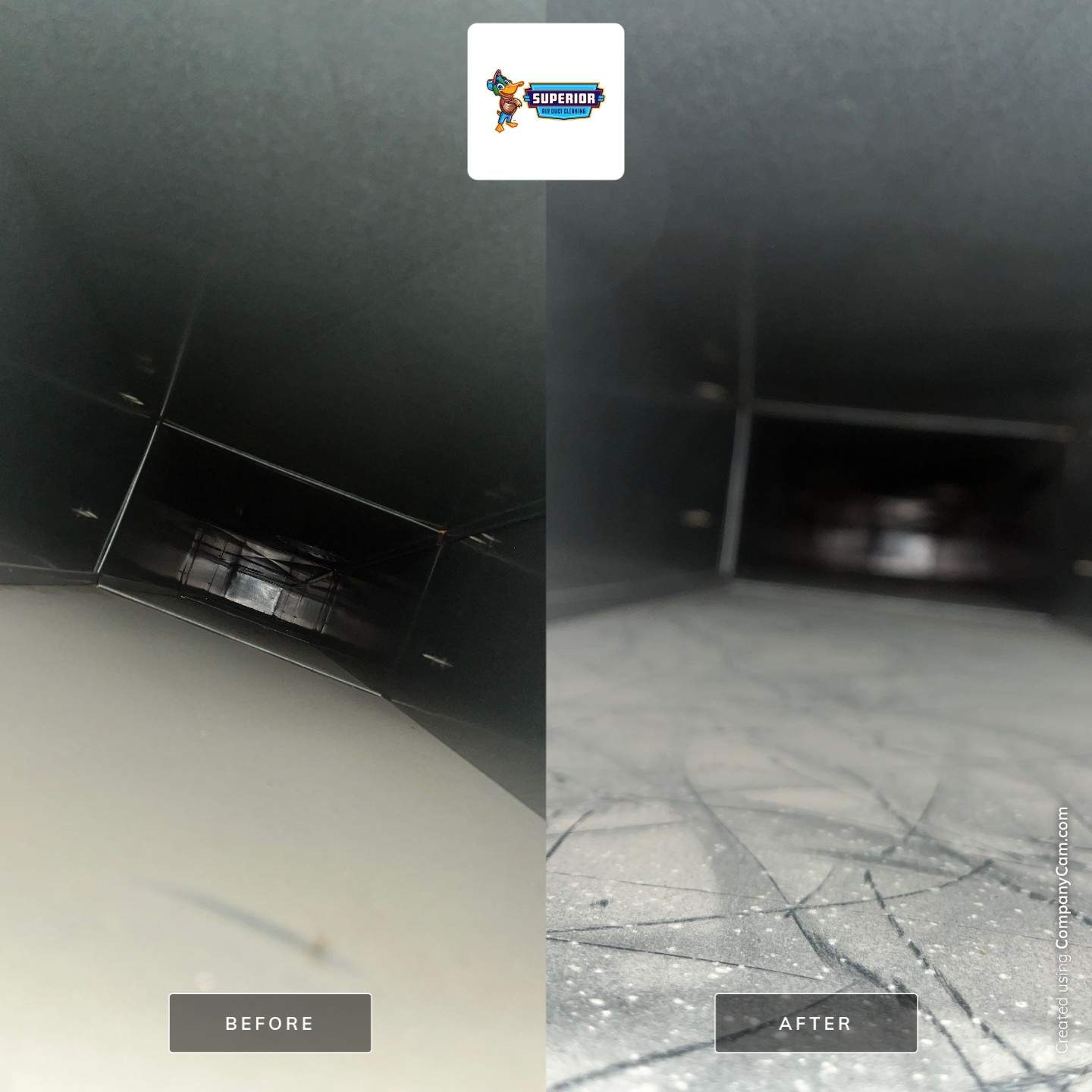 Air Duct Cleaning With a Vacuum Truck in Grove City, PA by Superior Air Duct Cleaning