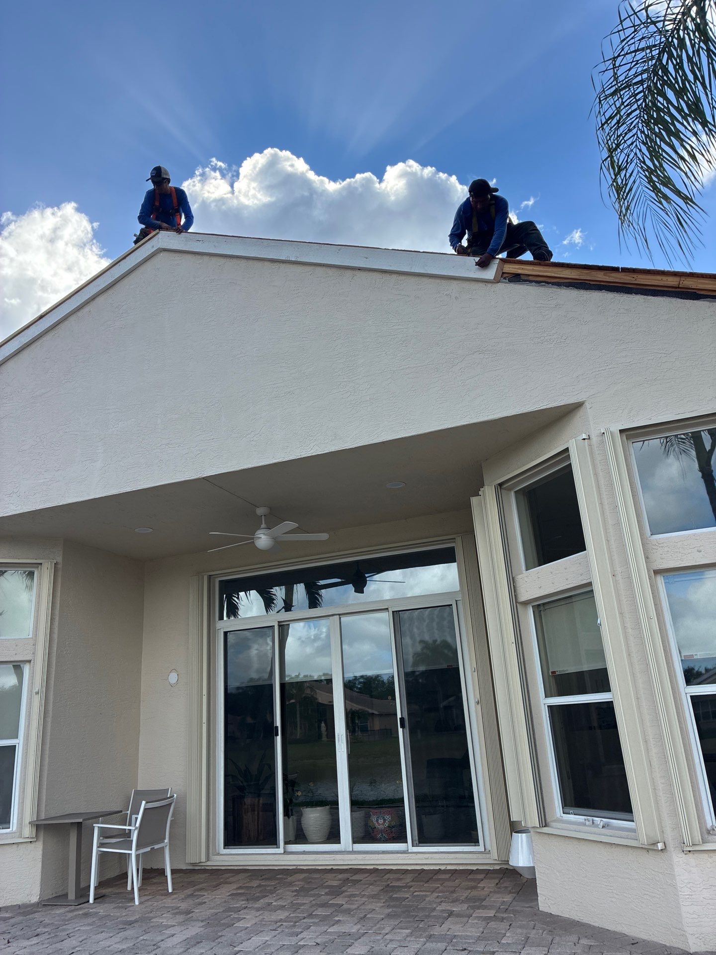 Full Concrete S-Tile Roof Replacement and Deck Repair in Wellington by Aastro Roofing