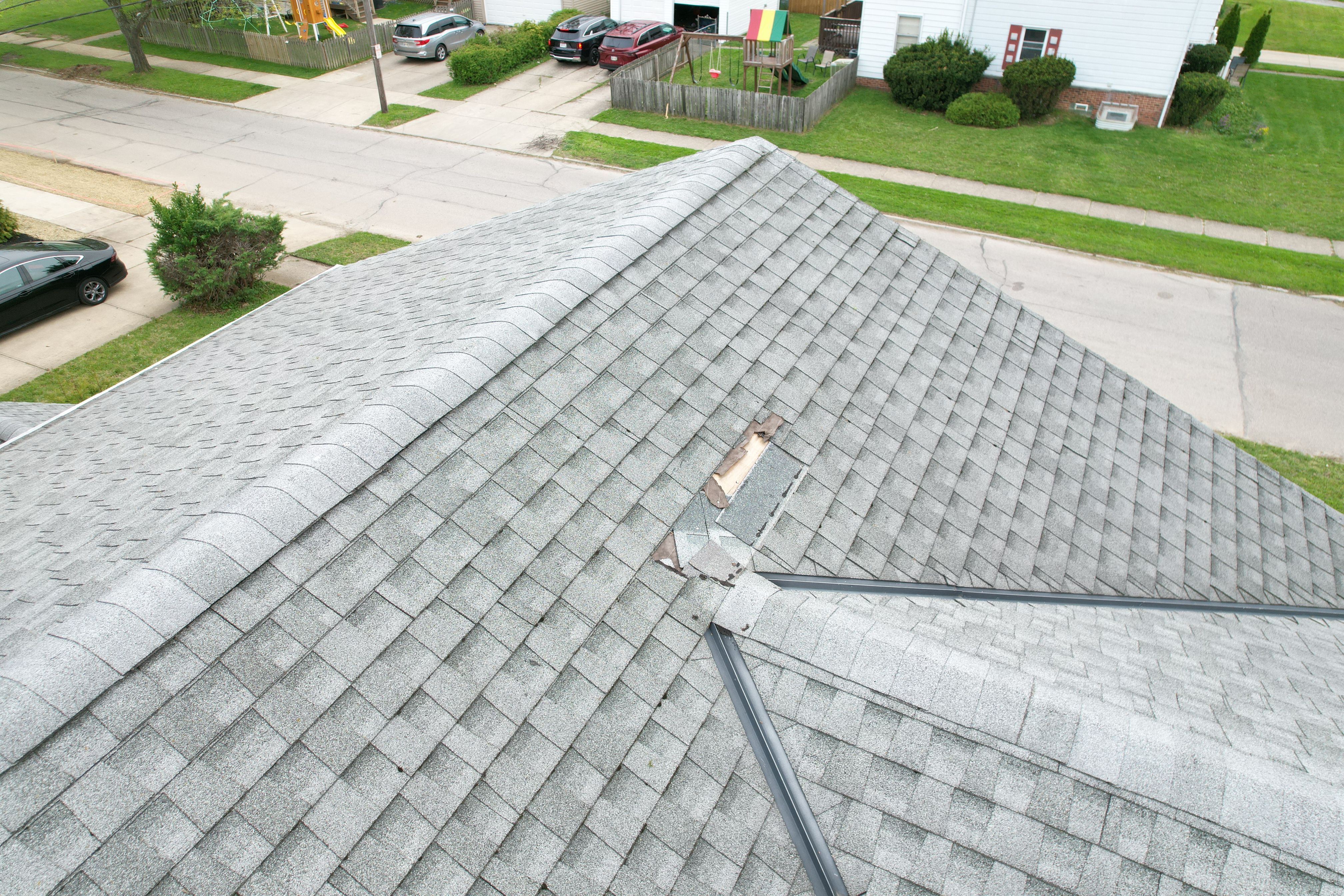 Cleveland heights roof storm restoration replacement by Atlas Roofing & Restoration