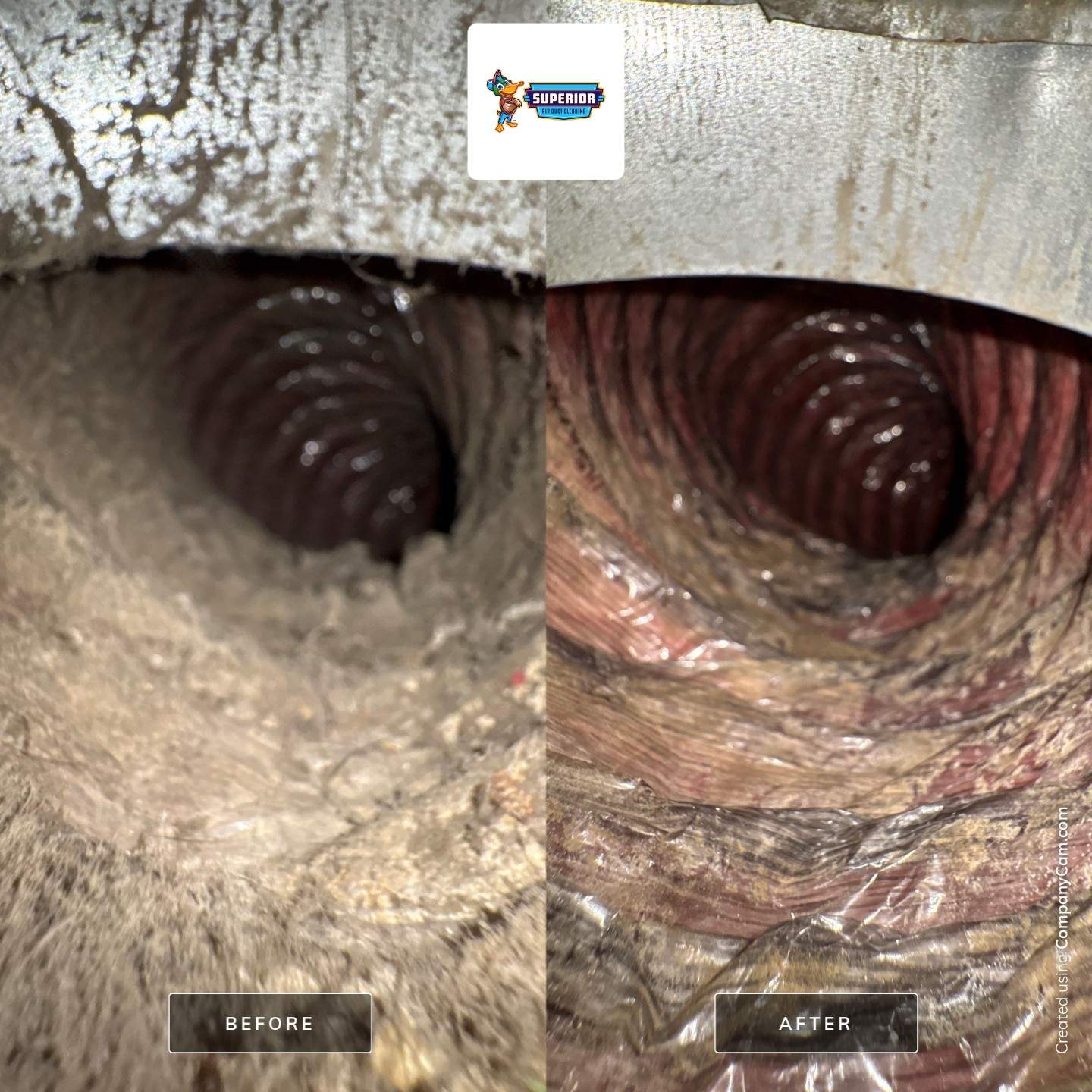 Air Duct Cleaning With a Vacuum Truck in Canfield, OH by Superior Air Duct Cleaning
