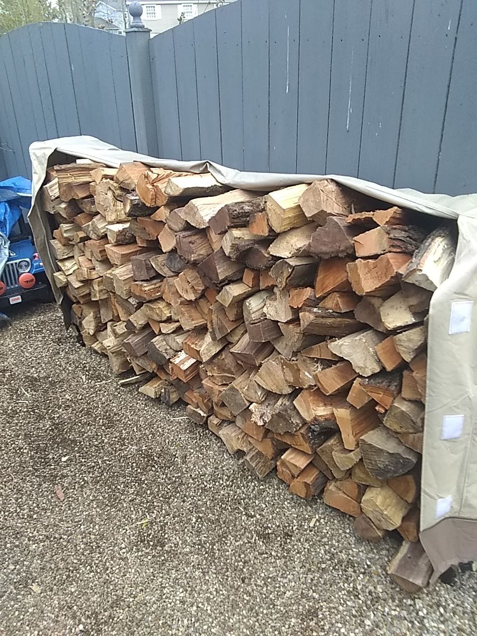 Firewood Delivery  using Seasoned Firewood by Mike Jones & Sons Tree Service LLC 