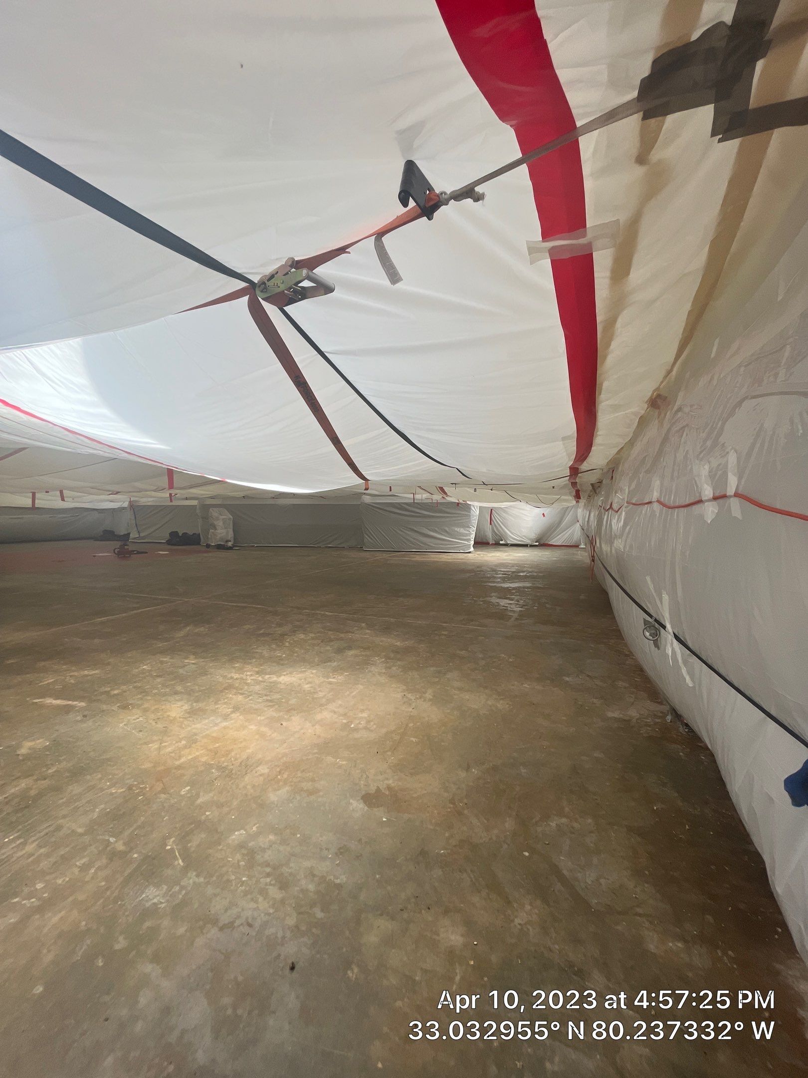 Mercury Remediation - Gym Flooring by EAS Environmental, LLC.