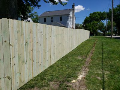 Pressure-Treated Pine Privacy Fence Replacement in Waterloo, Iowa