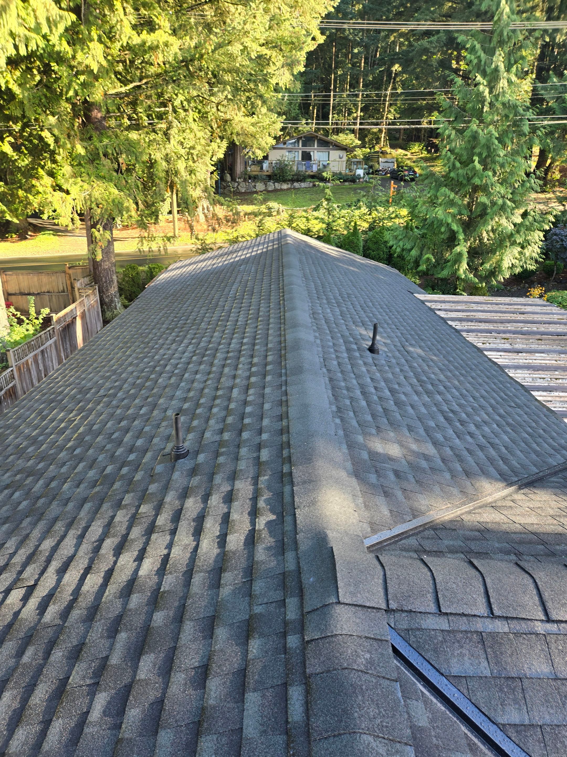 Residential Reroof Shingle - Charcoal by Top Notch Roofing Inc