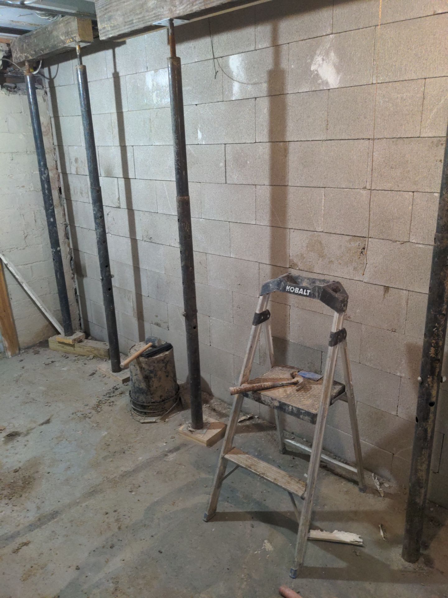Basement Wall Rebuild with Exterior Waterproofing by Toledo Basement Repair
