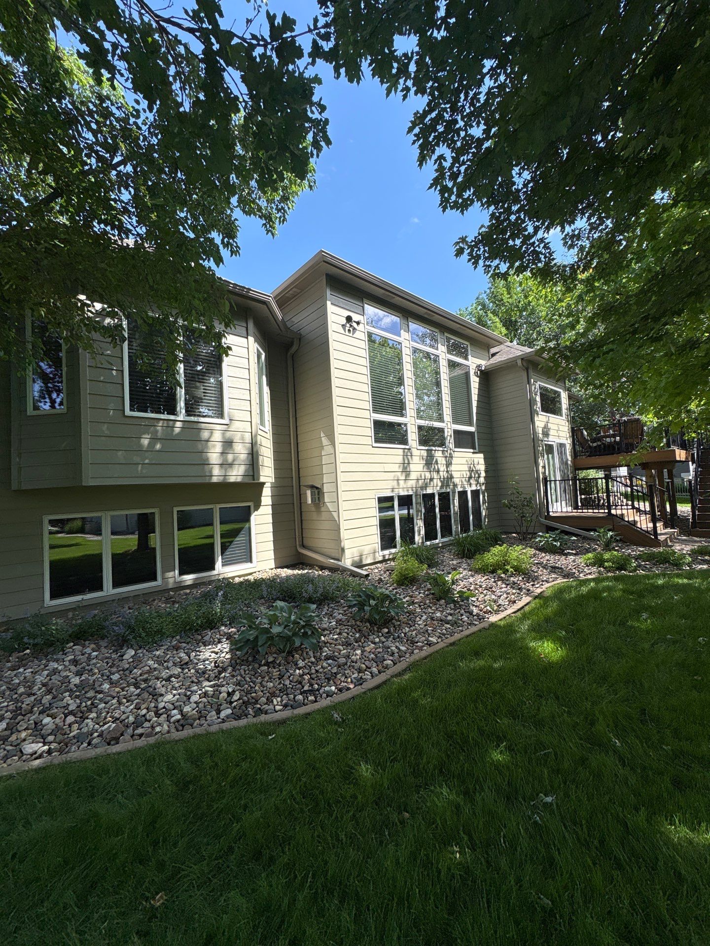 Sioux Falls Concrete Driveway Replacement and Custom Front Walkway by Select Painting, Coatings & Garage Cabinets