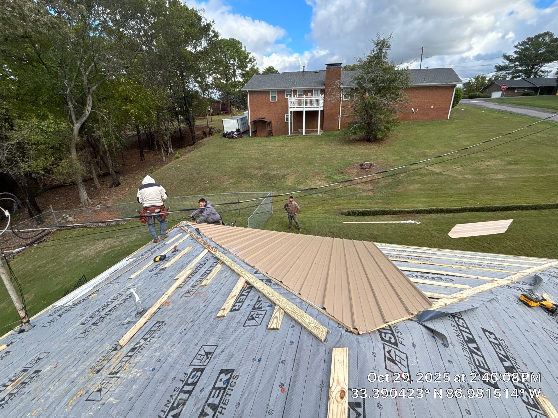 Metal Roof Installation in Bessemer by NANOROOF Alabama