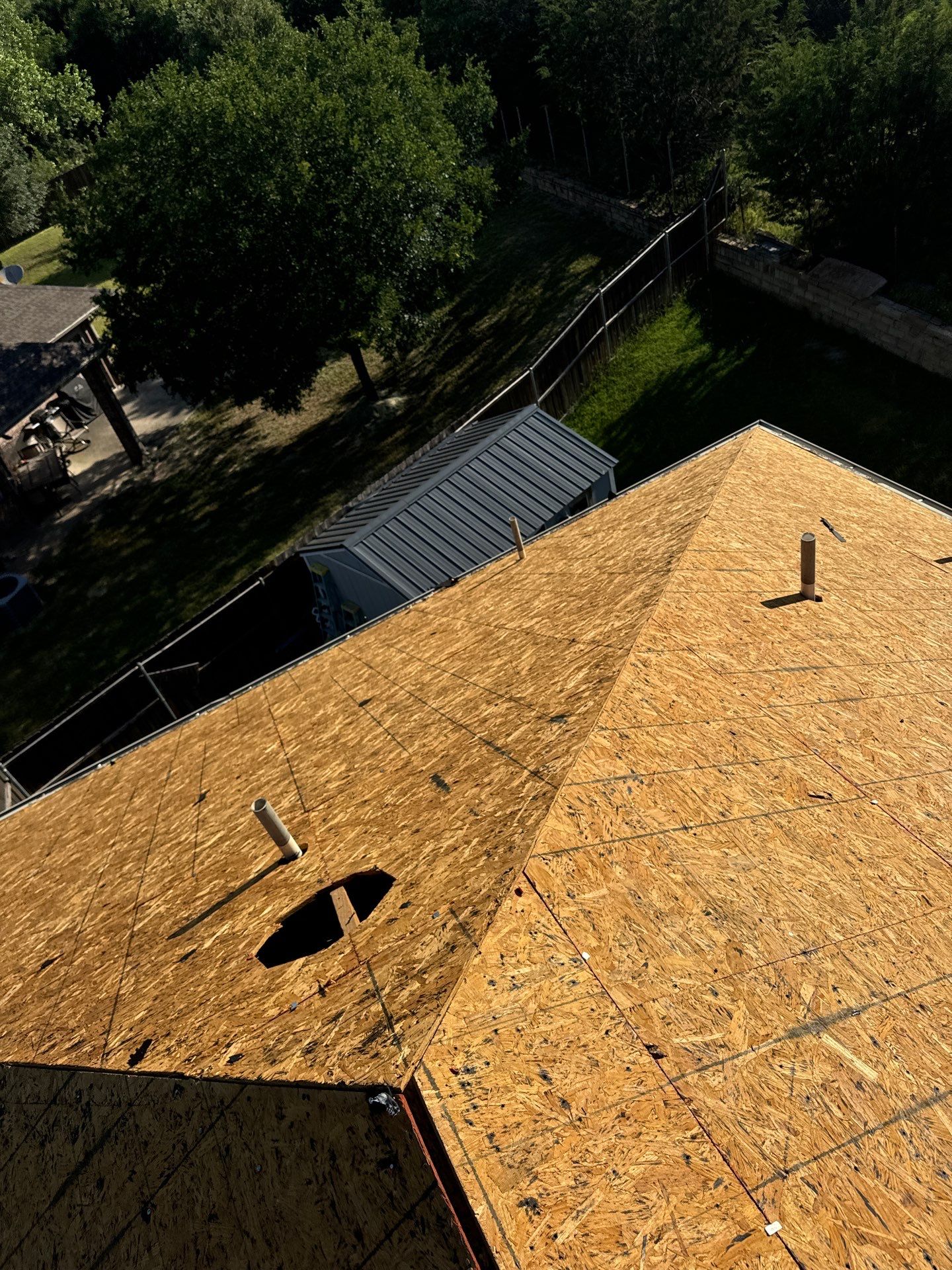 Project in Weatherford by Lonestar Roofing and Restoration LLC.