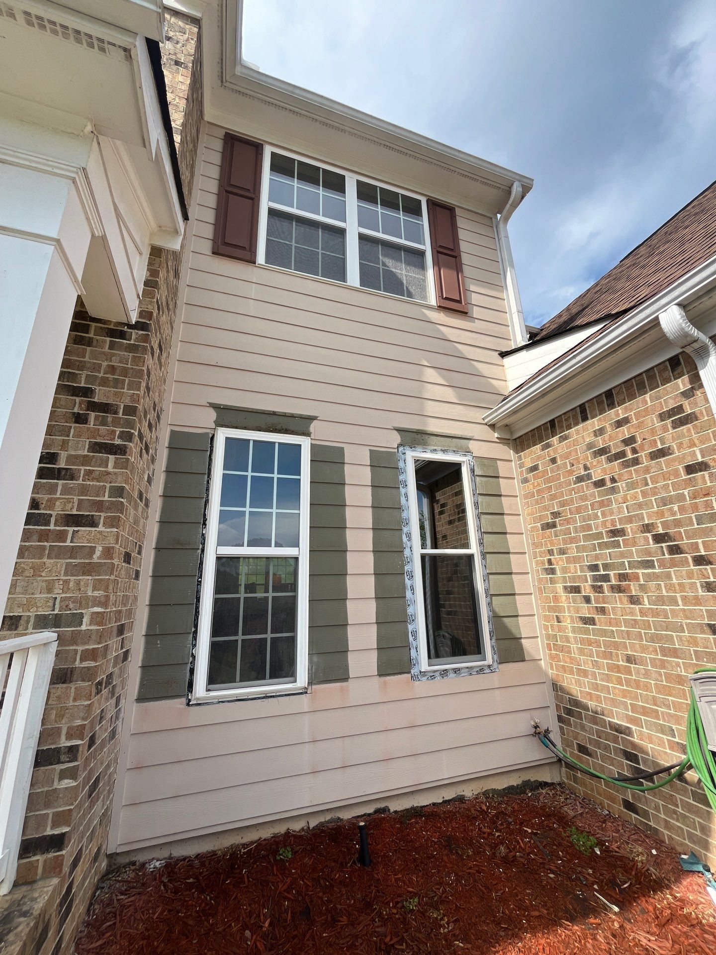 Window & Rotted Wood Replacement, Deck Stain, and Exterior Paint by Nelson Exteriors
